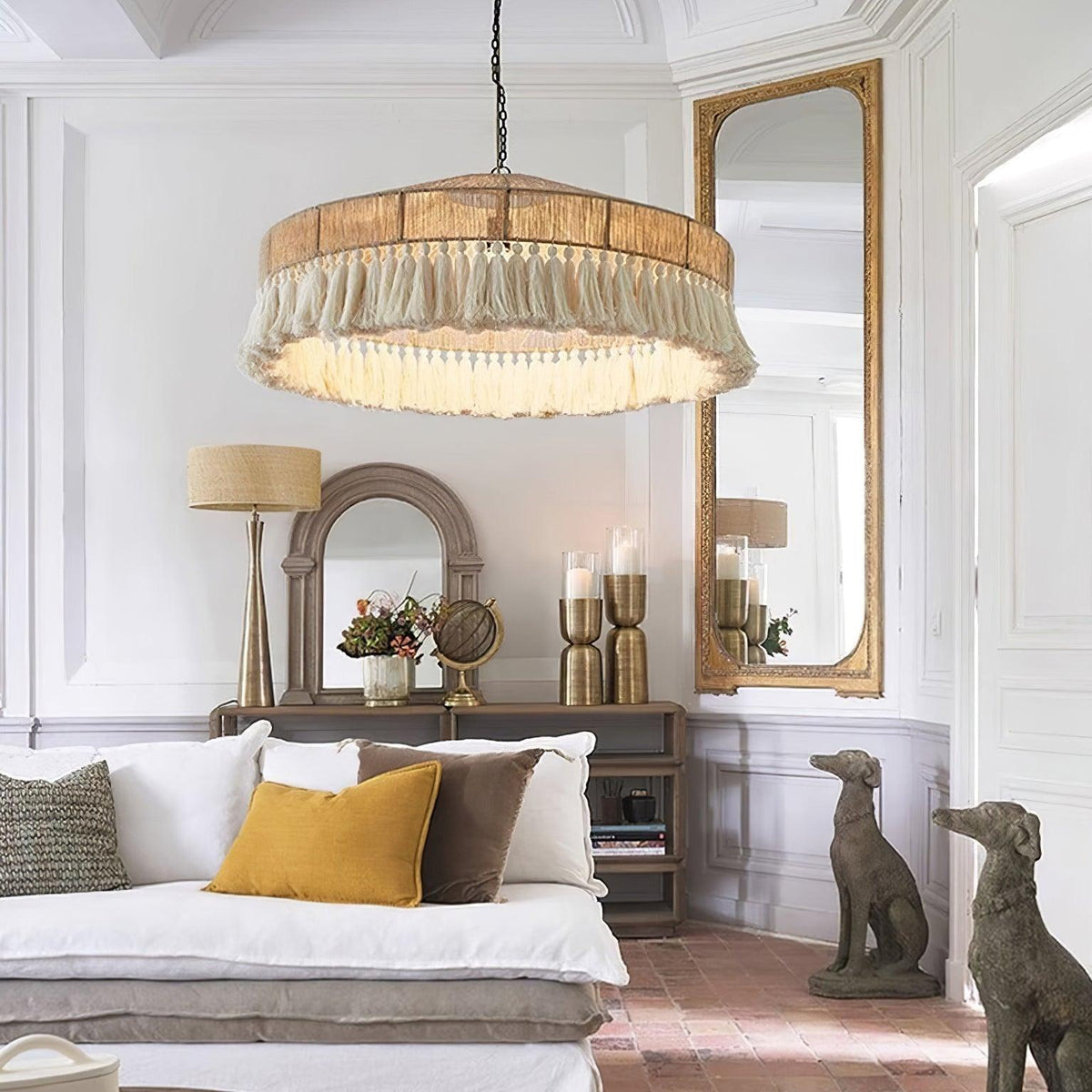Ohev Hemp Rope Pendant Light