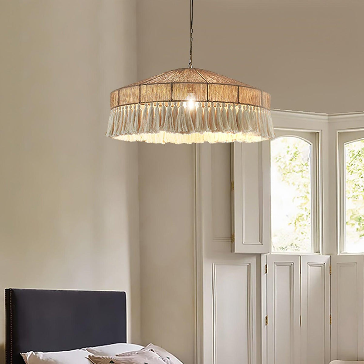 Ohev Hemp Rope Pendant Light