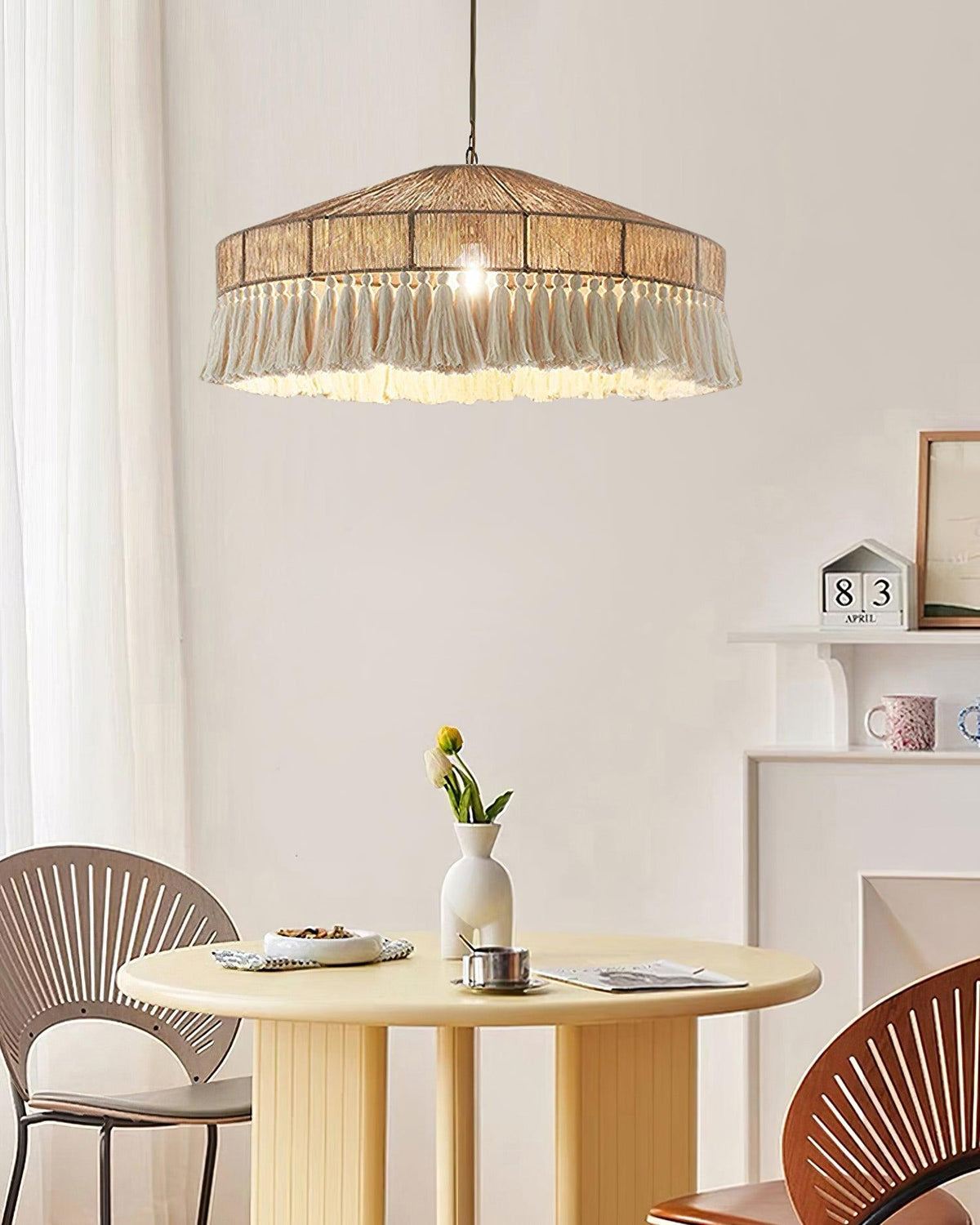 Ohev Hemp Rope Pendant Light