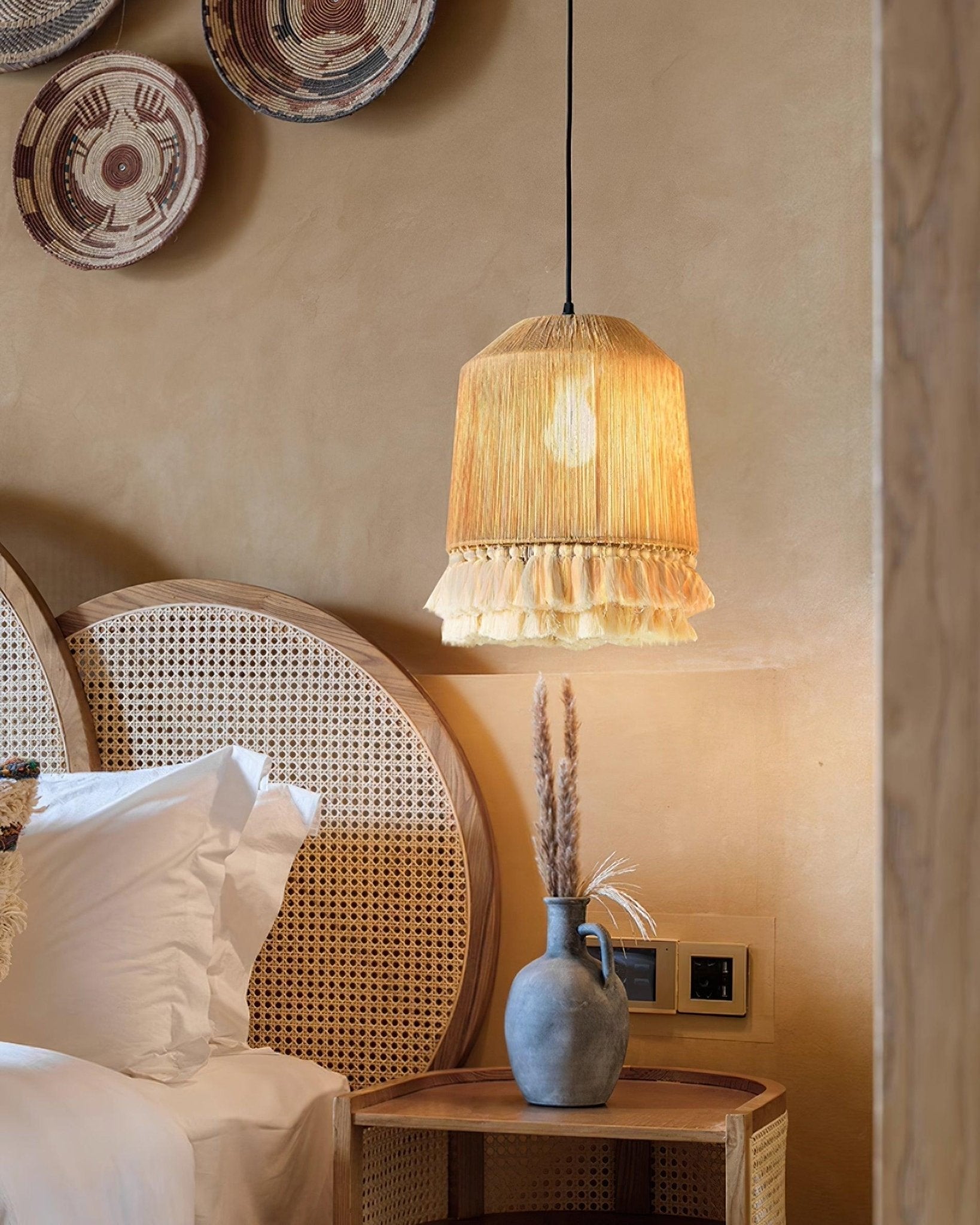 Serenenne Pendant Lamp Cotton Tassels for Living Room