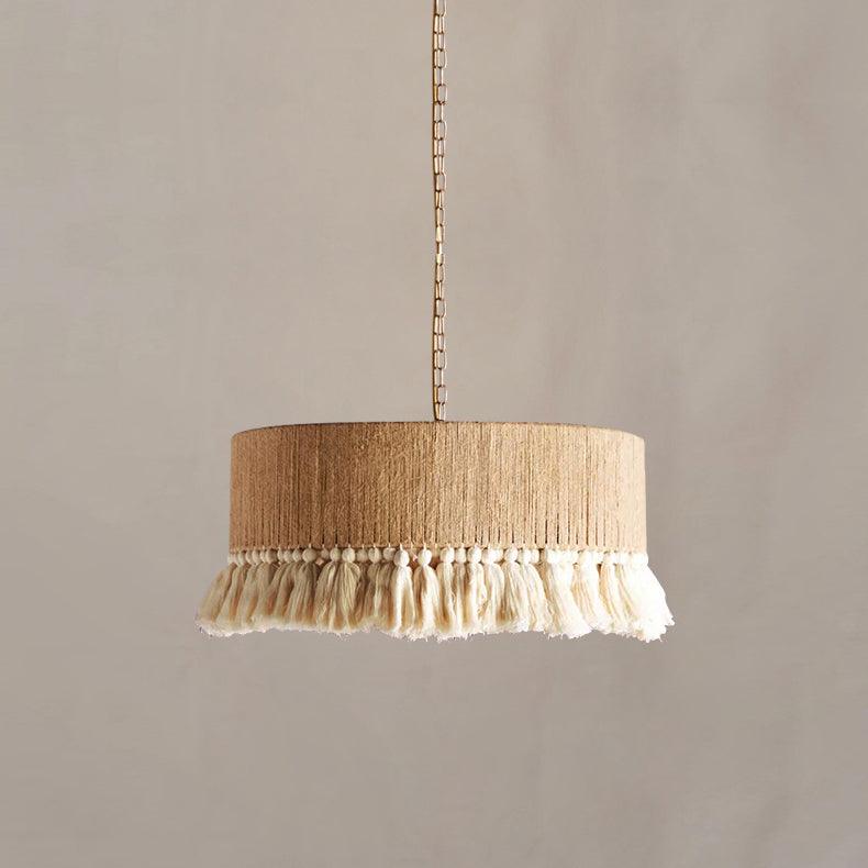Serenenne Pendant Lamp Cotton Tassels for Living Room