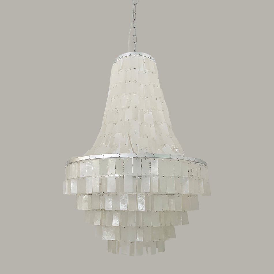 Naciira Chandelier Boho Shell Tiered
