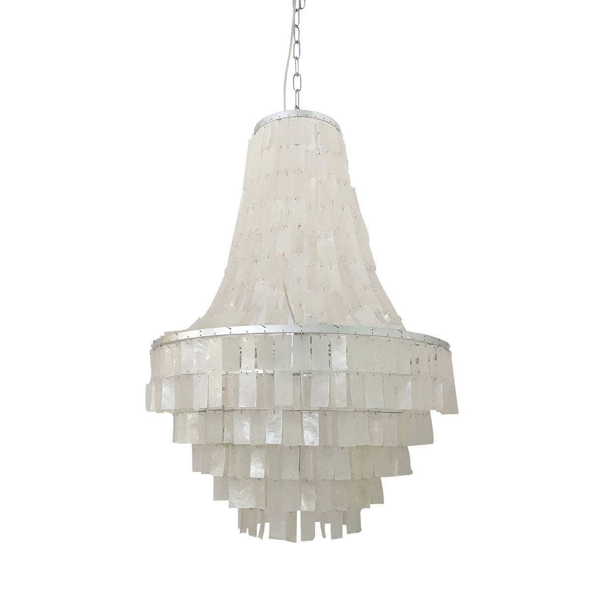 Naciira Chandelier Boho Shell Tiered