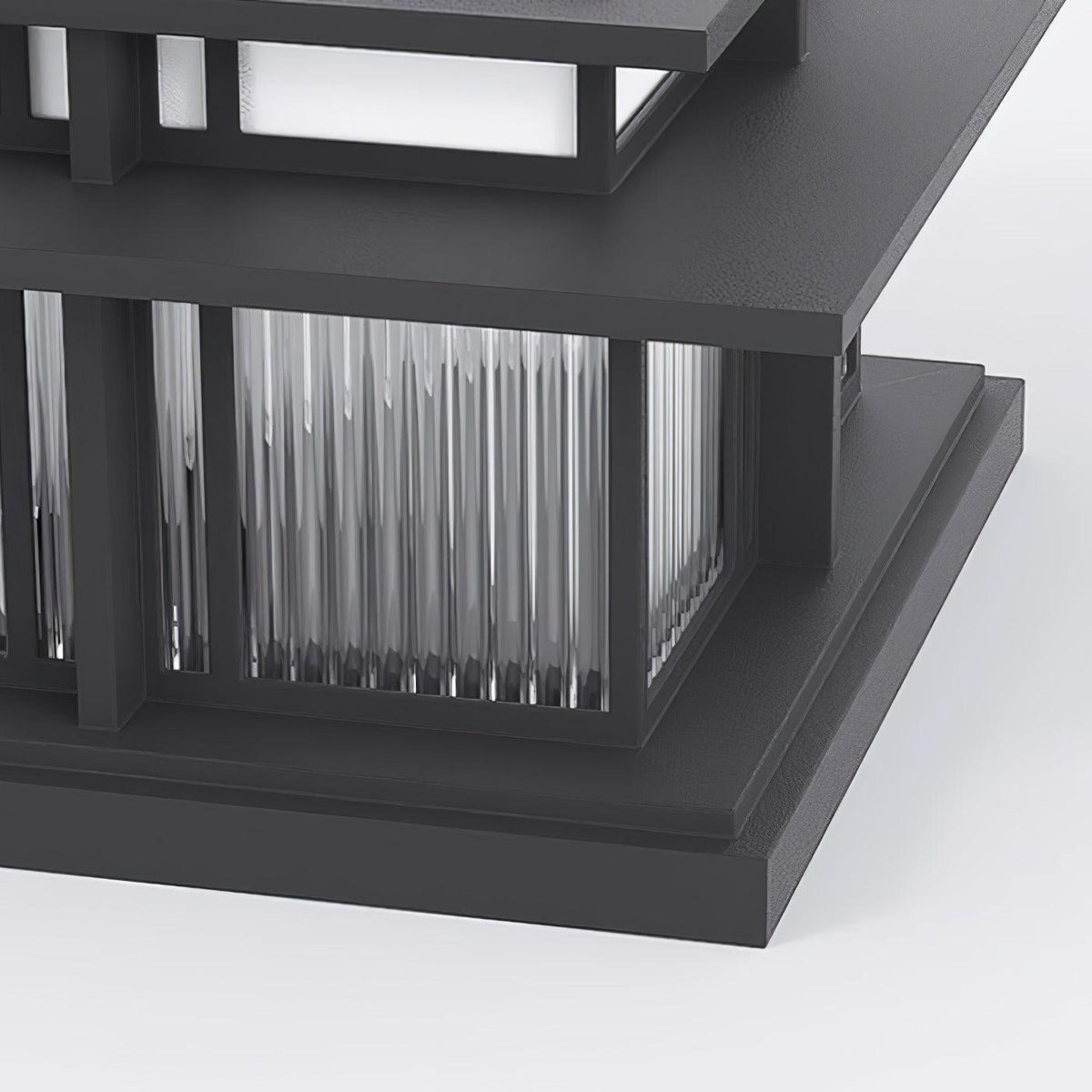 Evander Pillar Solar / Hardwire Outdoor Light