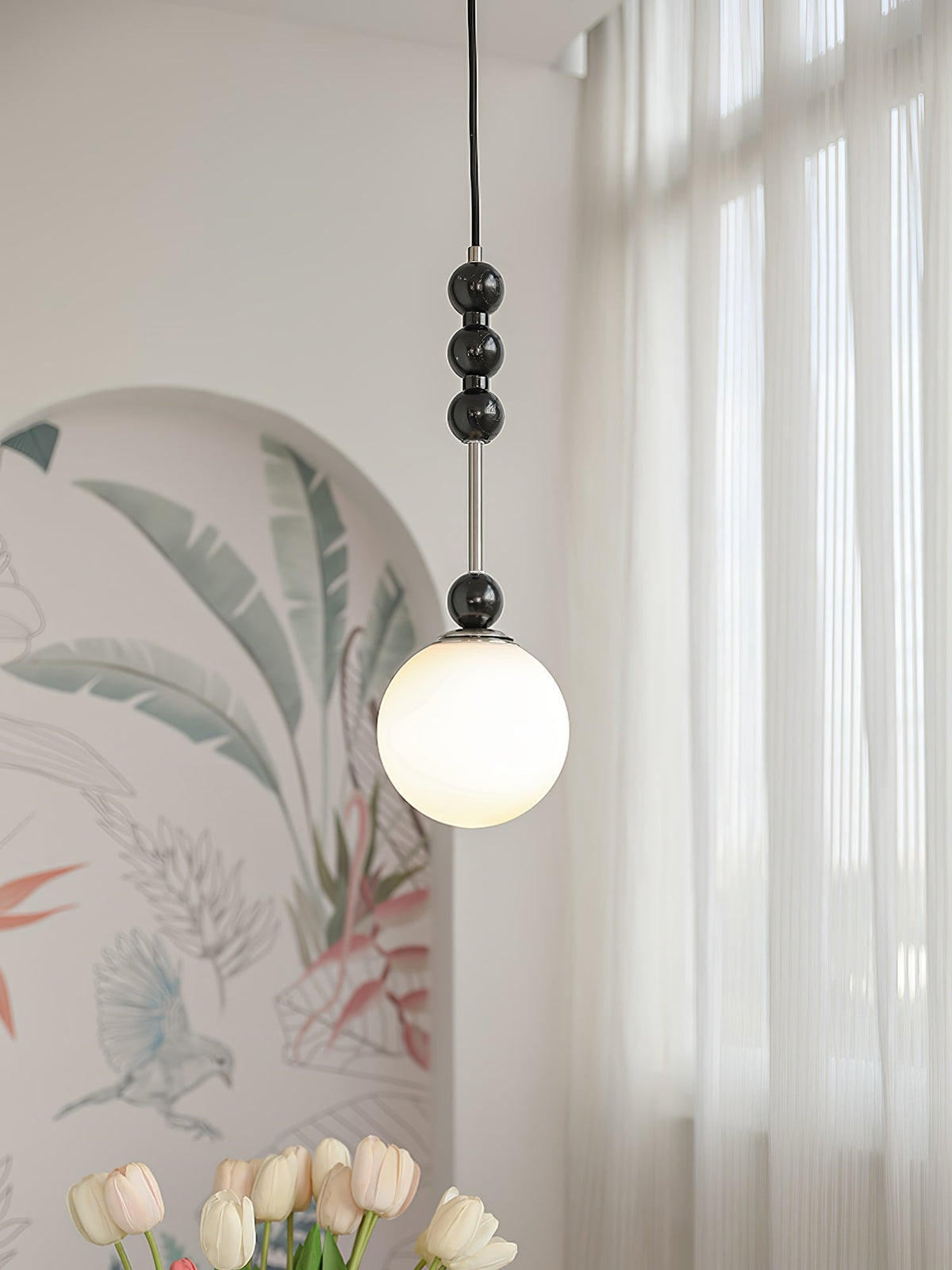 Miraleth Minimalist Wood Pendant Lamp
