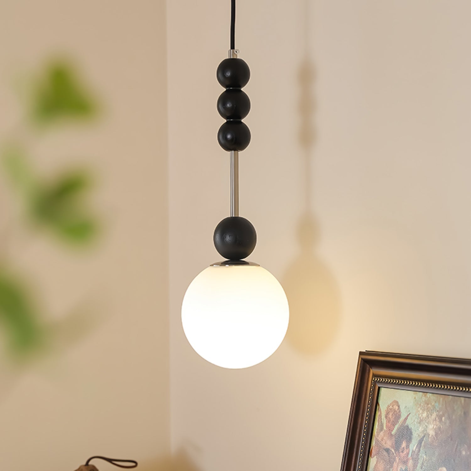 Miraleth Minimalist Wood Pendant Lamp