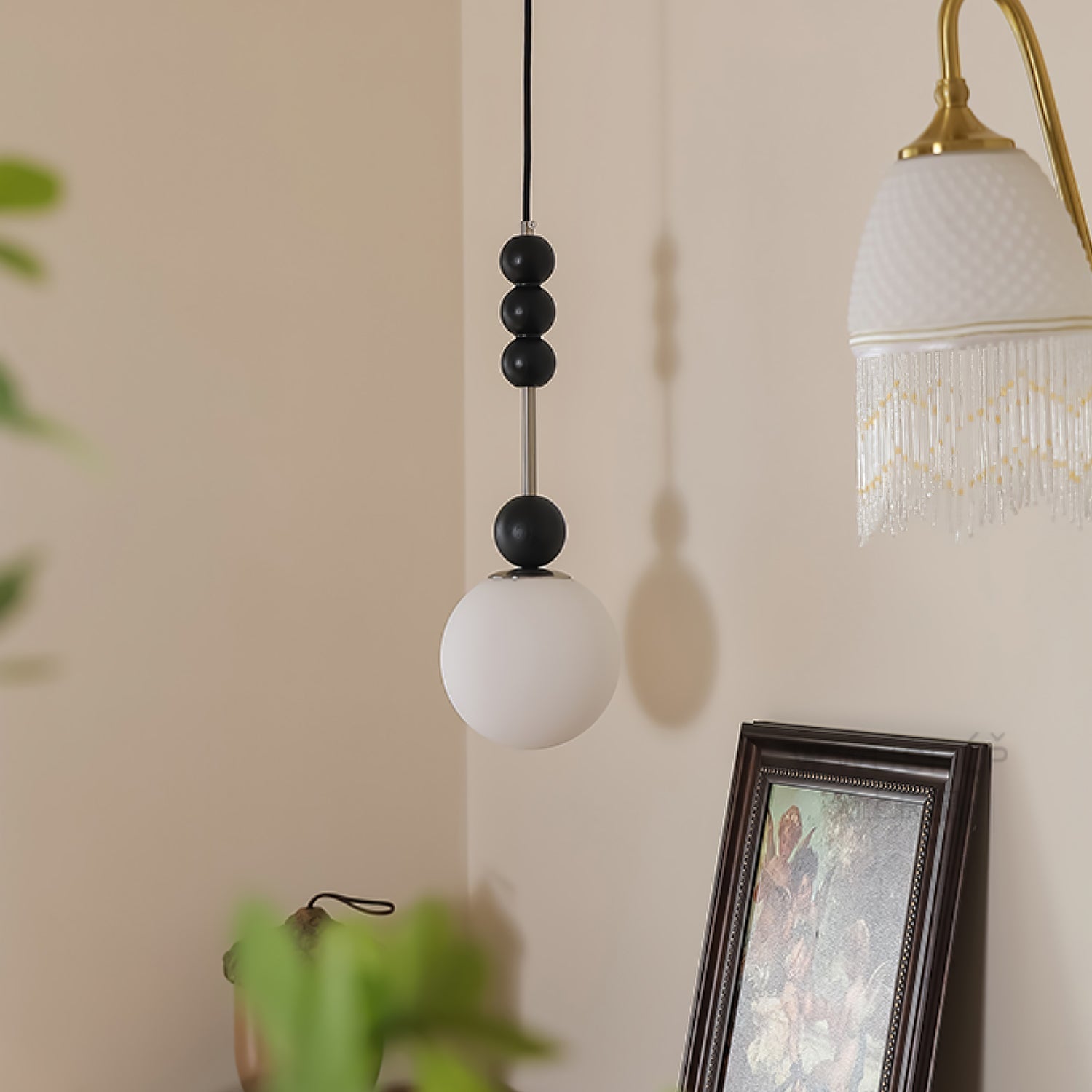 Miraleth Minimalist Wood Pendant Lamp