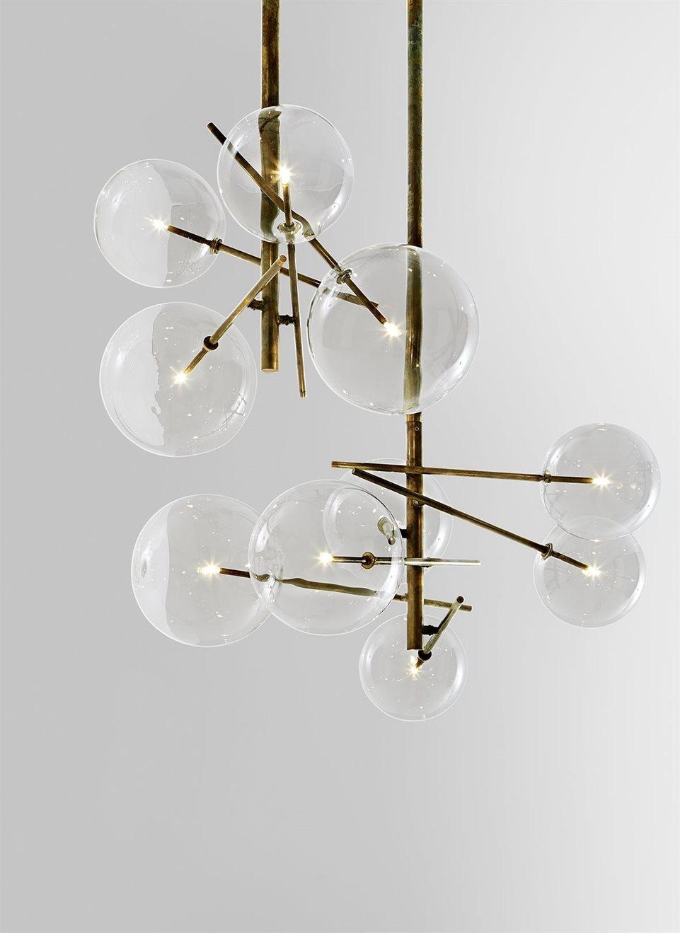 Aveno Chandelier LED Clear Crystal