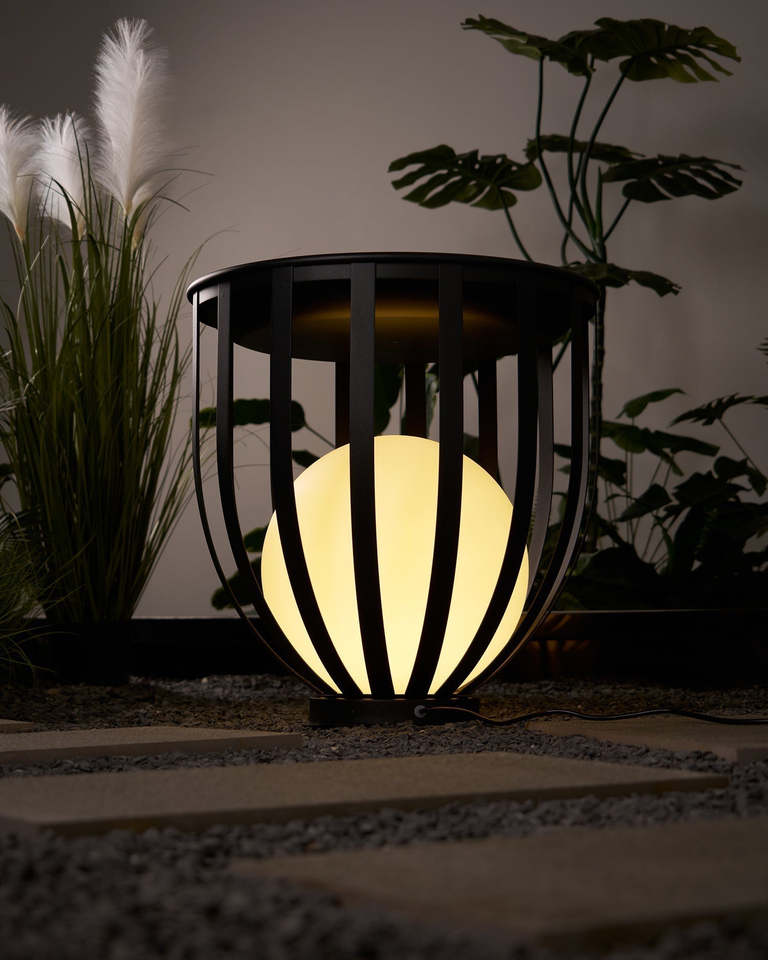 Tera Steel Acrylic Floor Lamp
