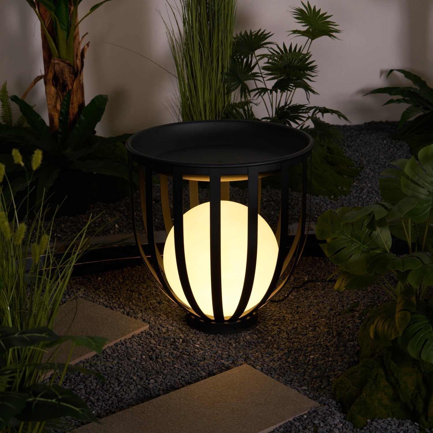 Tera Steel Acrylic Floor Lamp