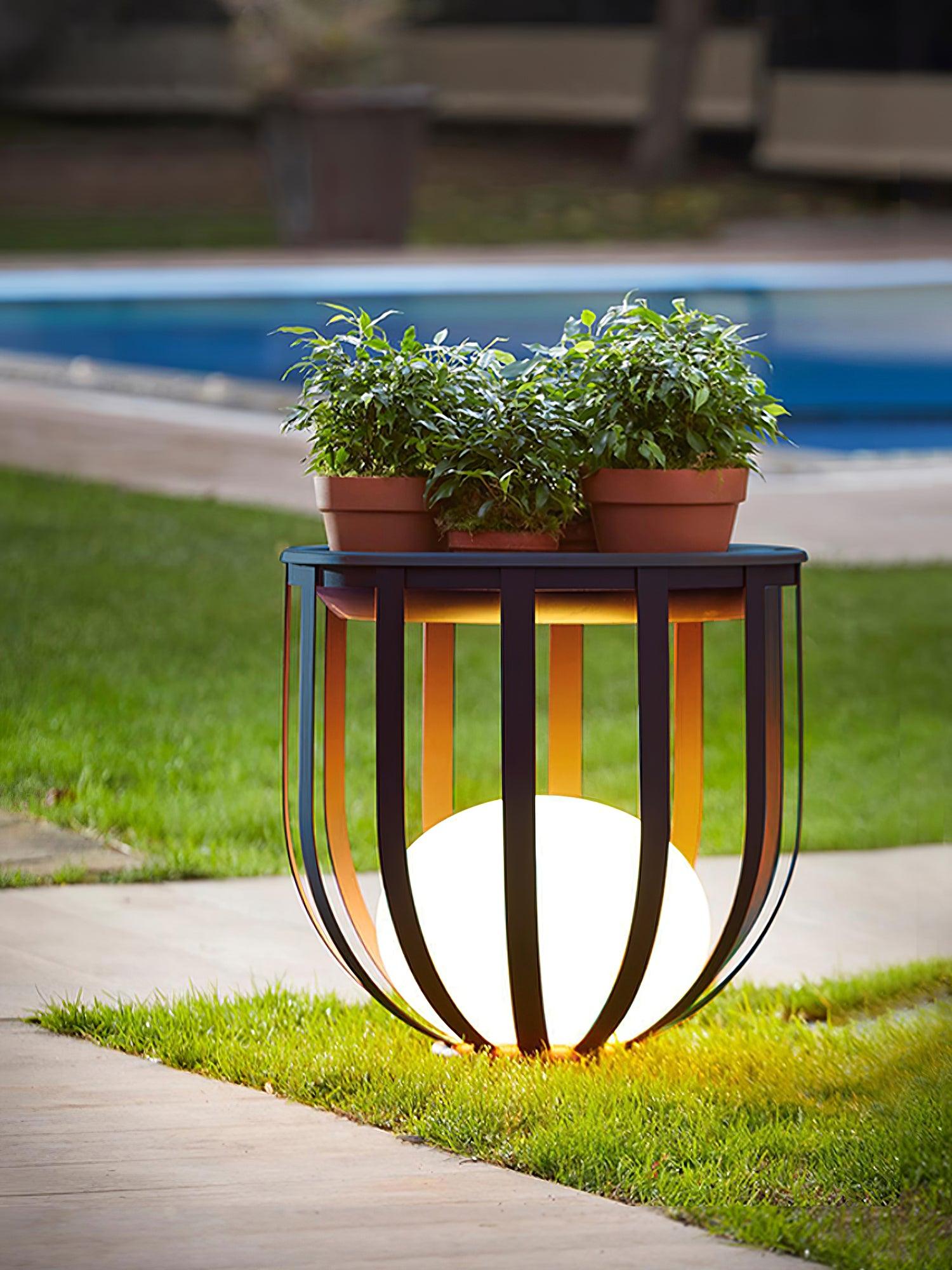Tera Steel Acrylic Floor Lamp