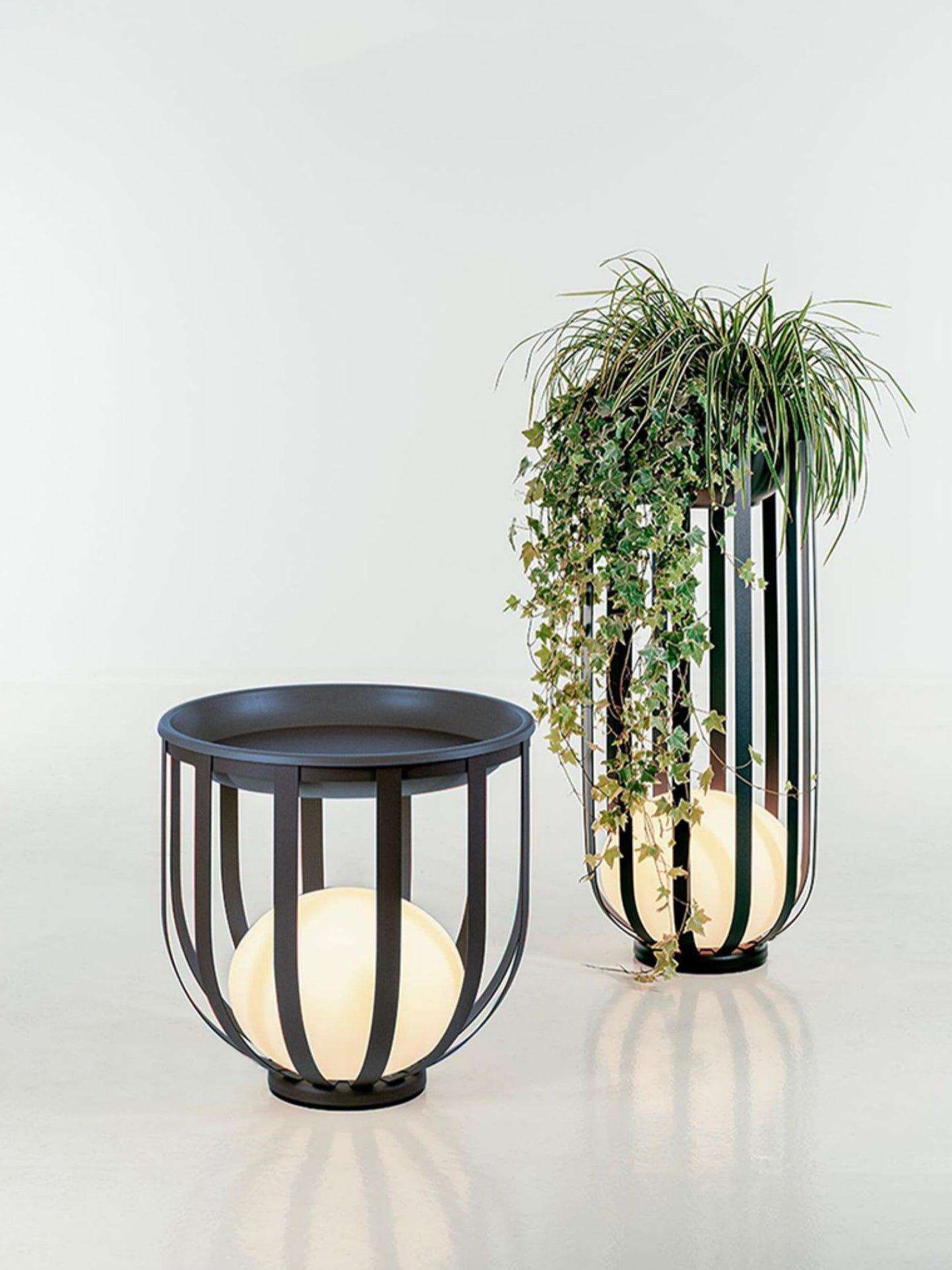 Tera Steel Acrylic Floor Lamp