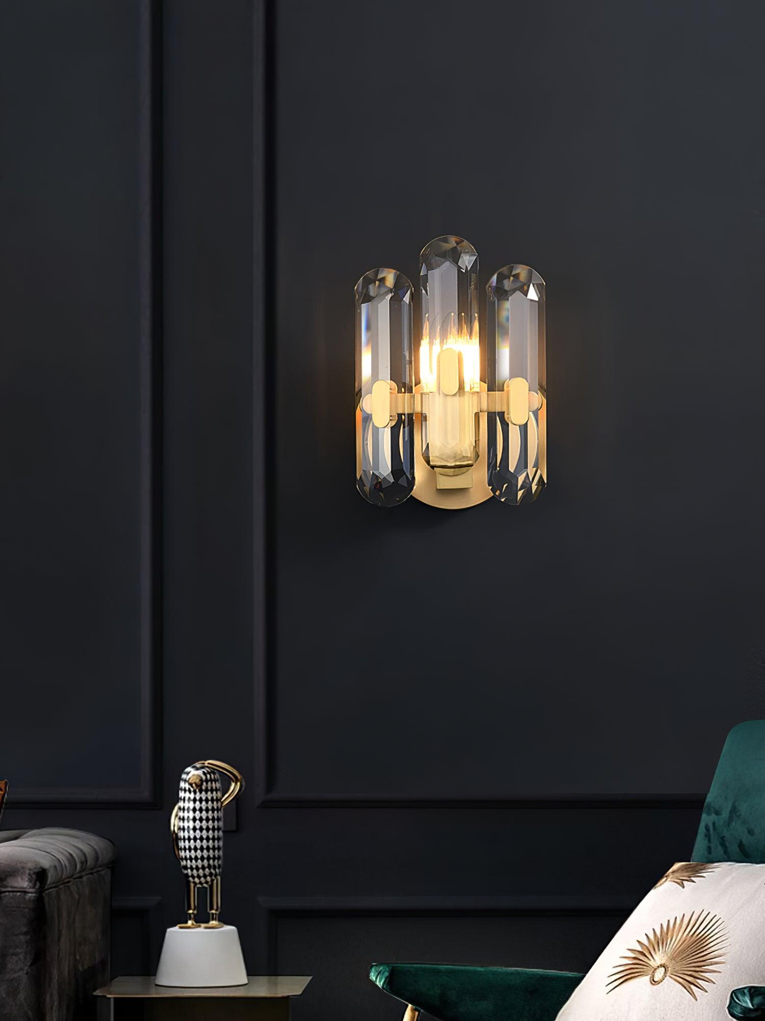 Kristy Postmodern Luxury Crystal Sconce Wall Lamp - Neutral Decor