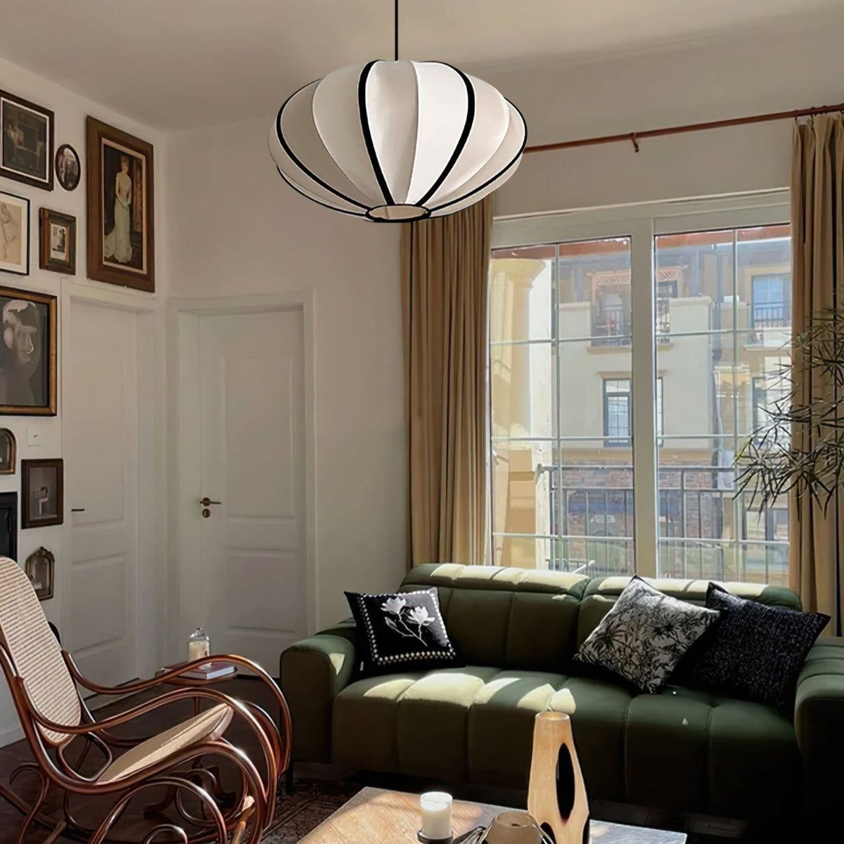 Lineriella Modern Fabric Pendant Lamp