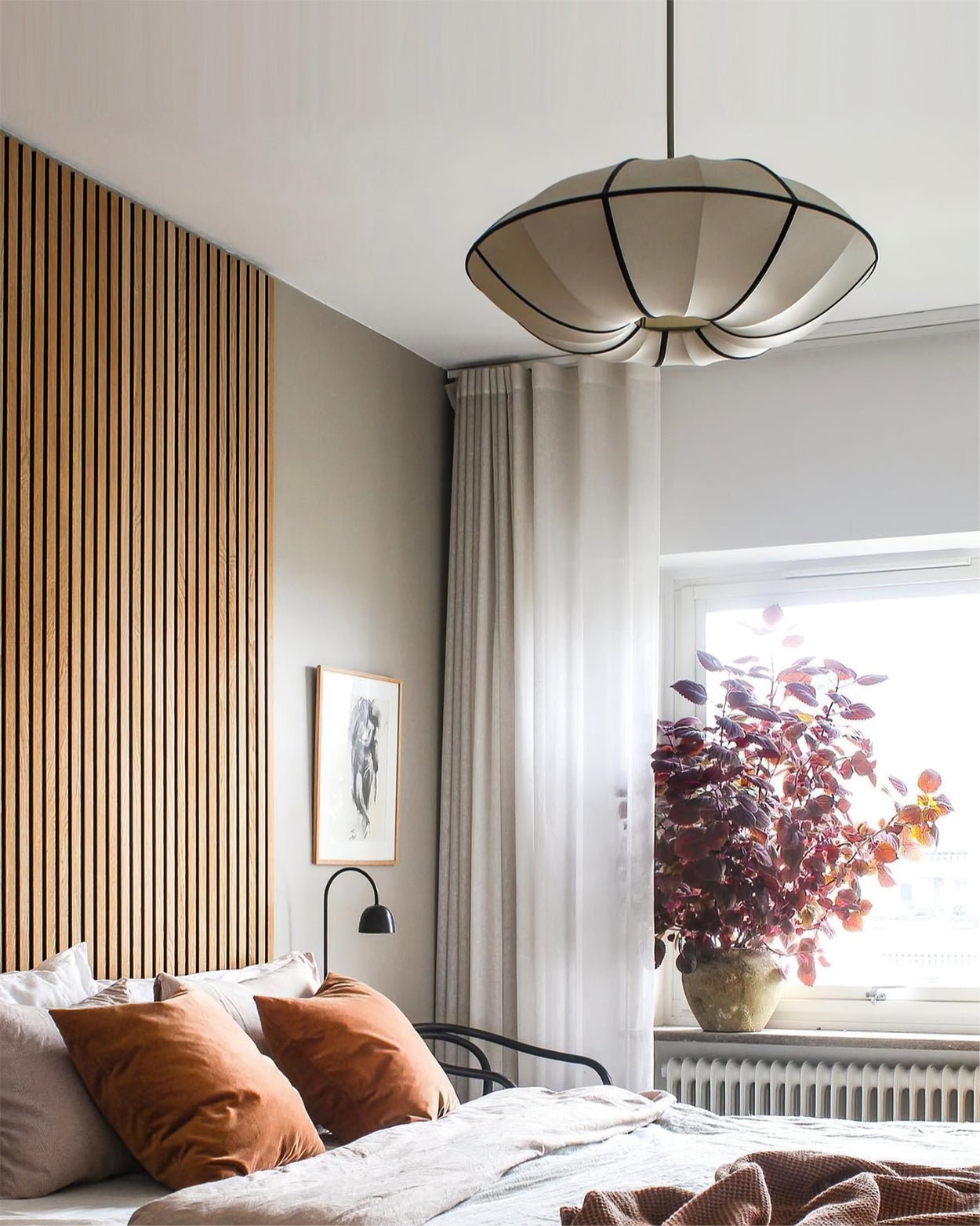 Lineriella Modern Fabric Pendant Lamp