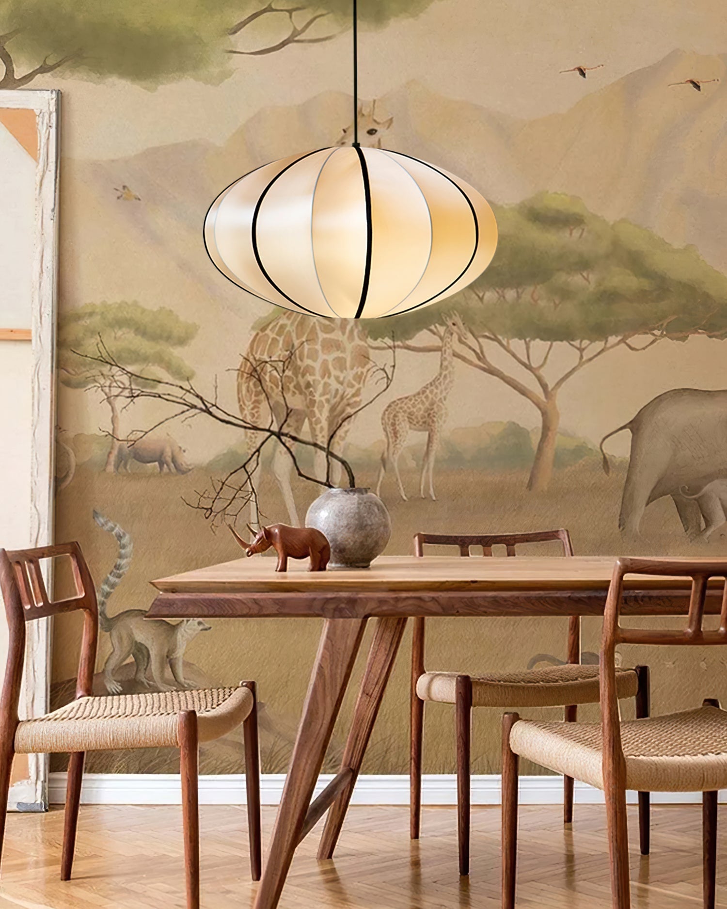 Lineriella Modern Fabric Pendant Lamp