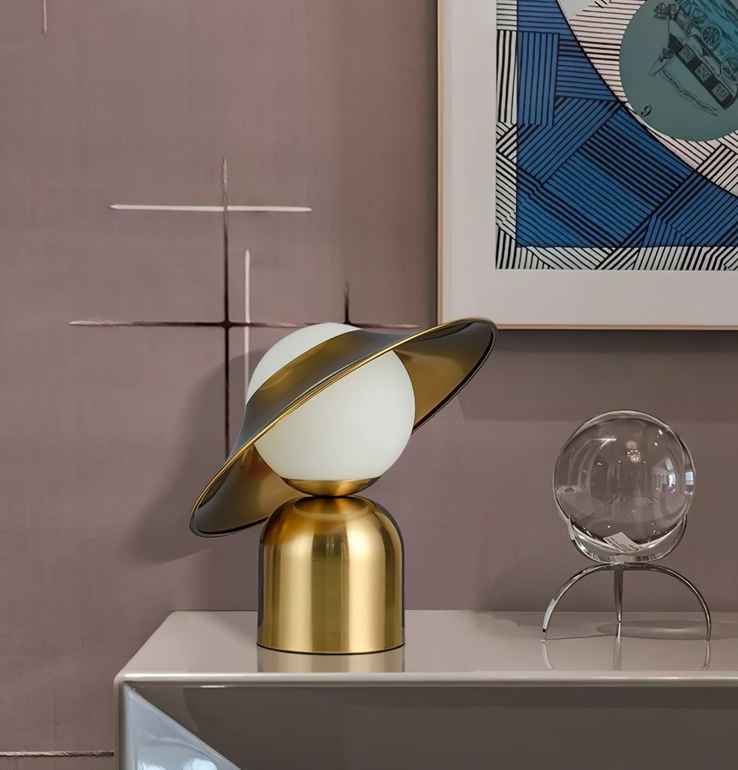 Italon Luxe Brass Desk Lamp