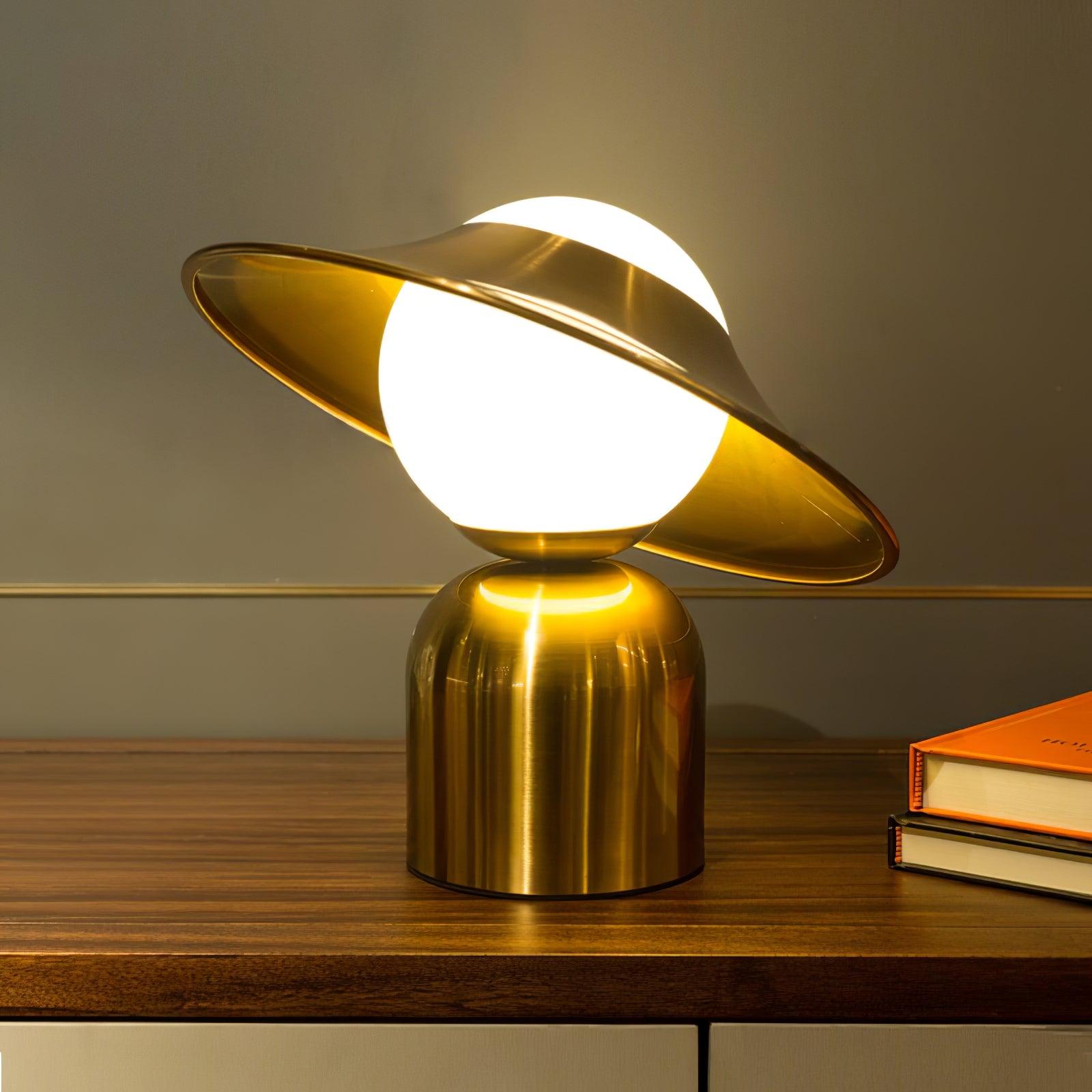 Italon Luxe Brass Desk Lamp