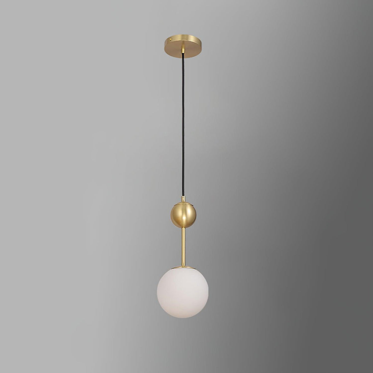 Fird Brass & Glass Classic Pendant Light