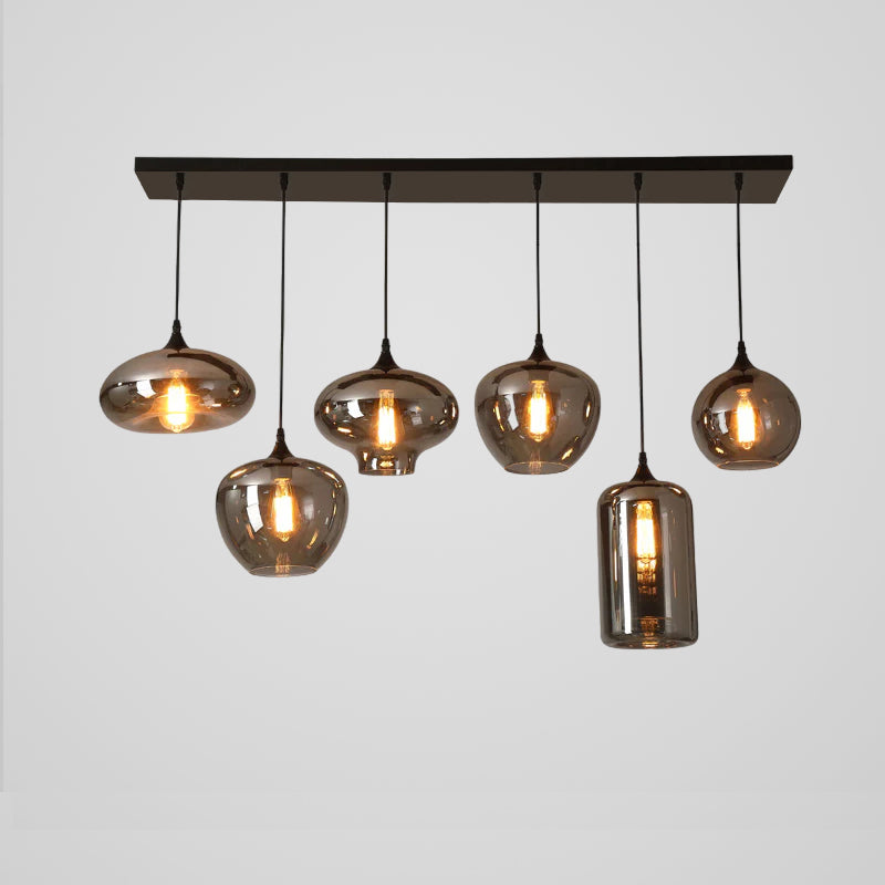 Talis Glass Industrial Chic Pendant Light