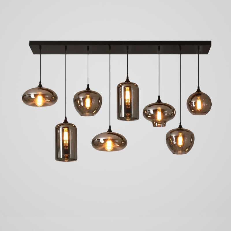 Talis Glass Industrial Chic Pendant Light