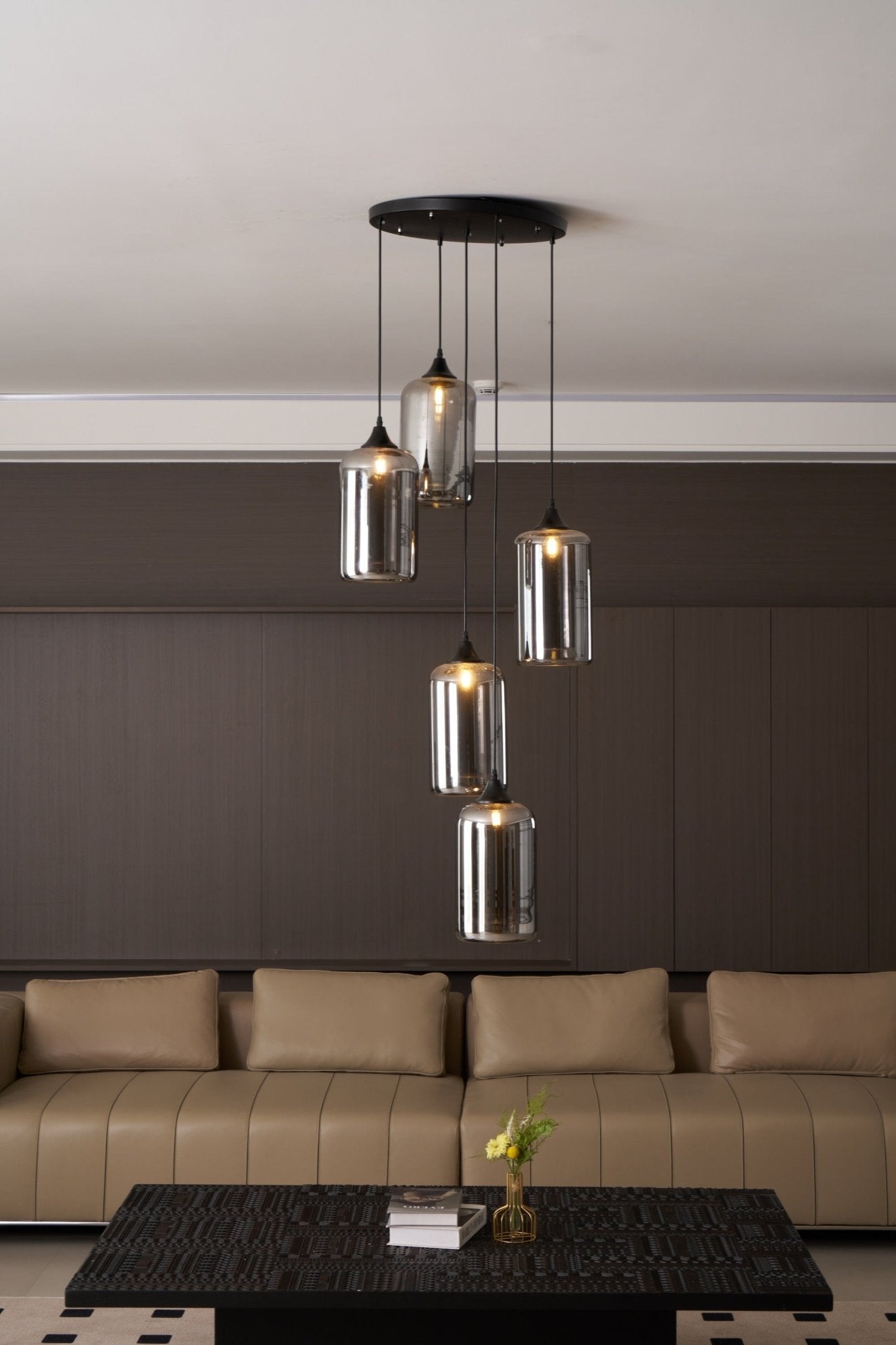Talis Glass Industrial Chic Pendant Light