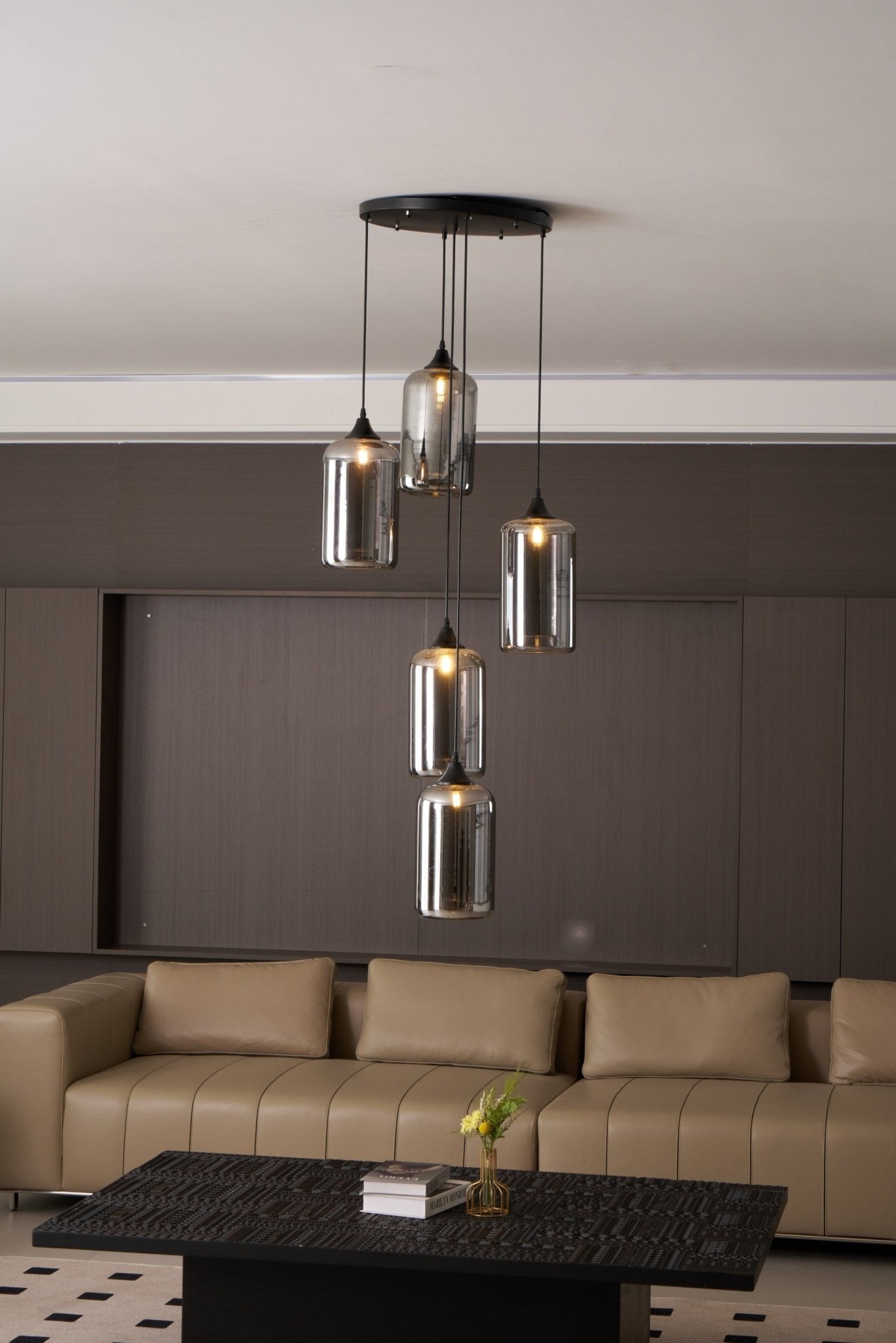 Talis Glass Industrial Chic Pendant Light