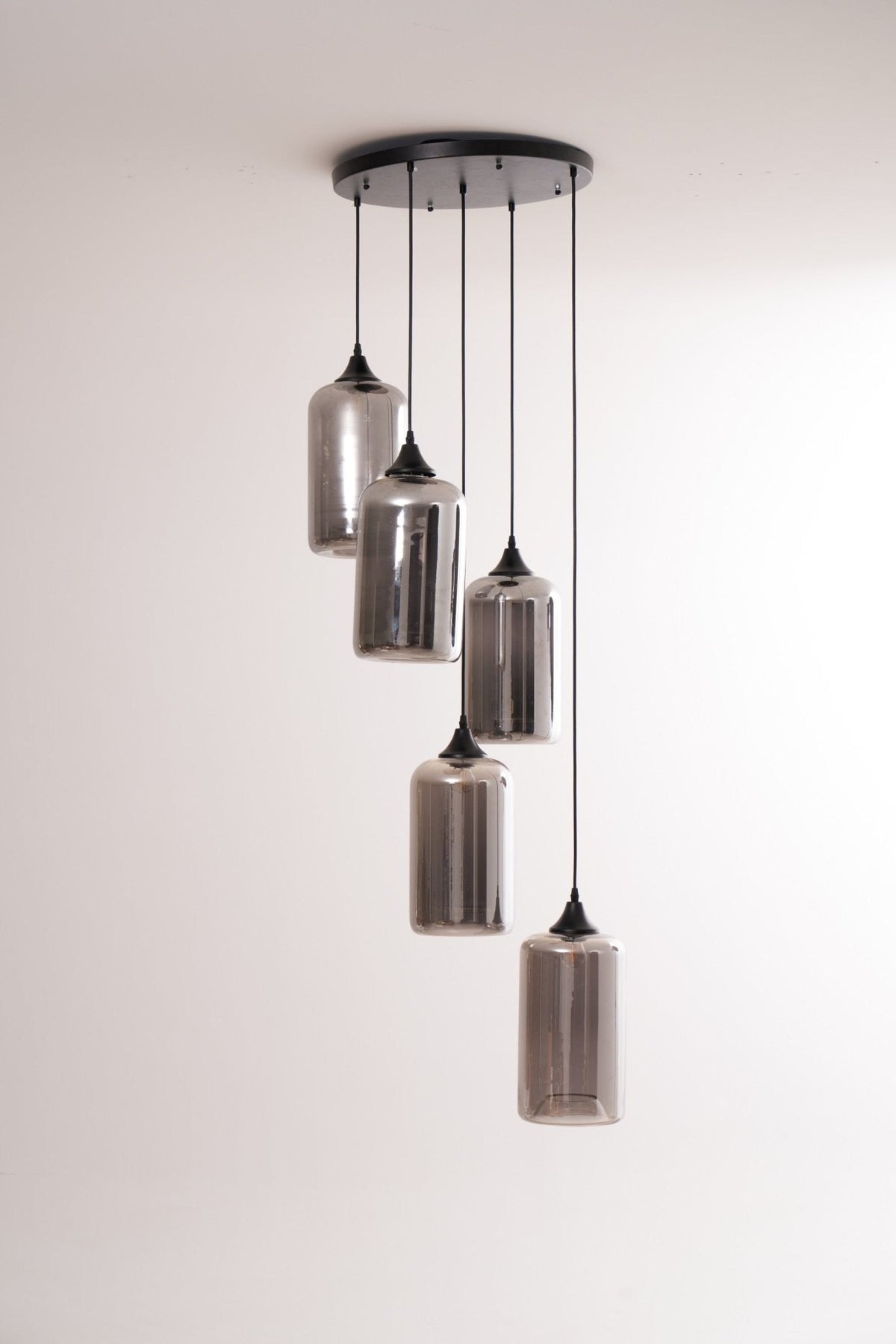 Talis Glass Industrial Chic Pendant Light