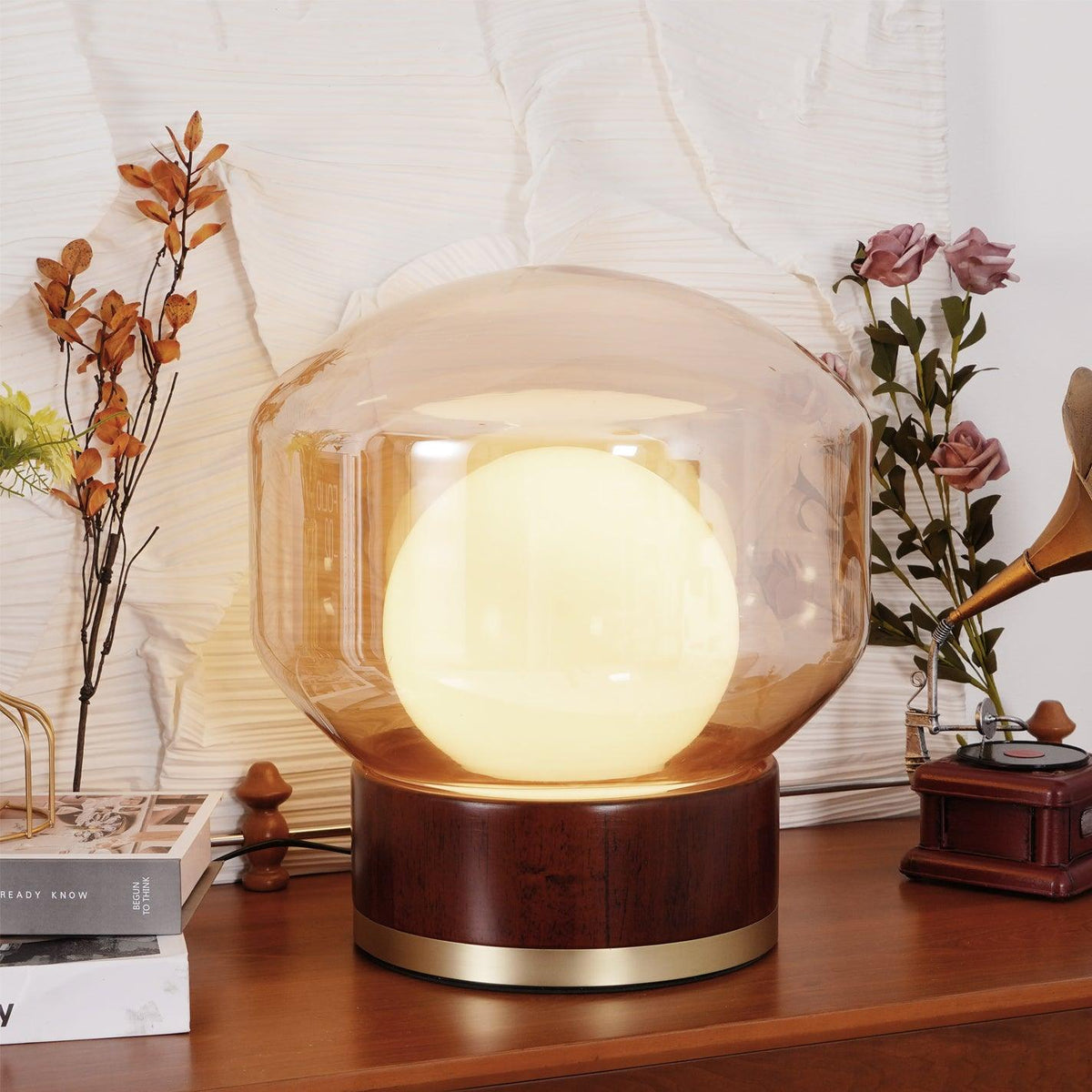 Brinox Wood Artistic Table lamp