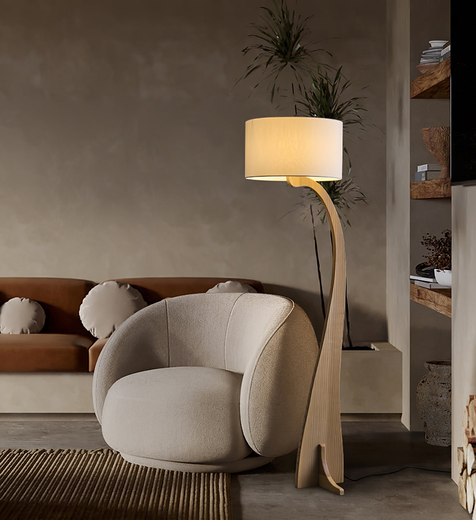 Viraineria Nordic Arc Floor Lamp