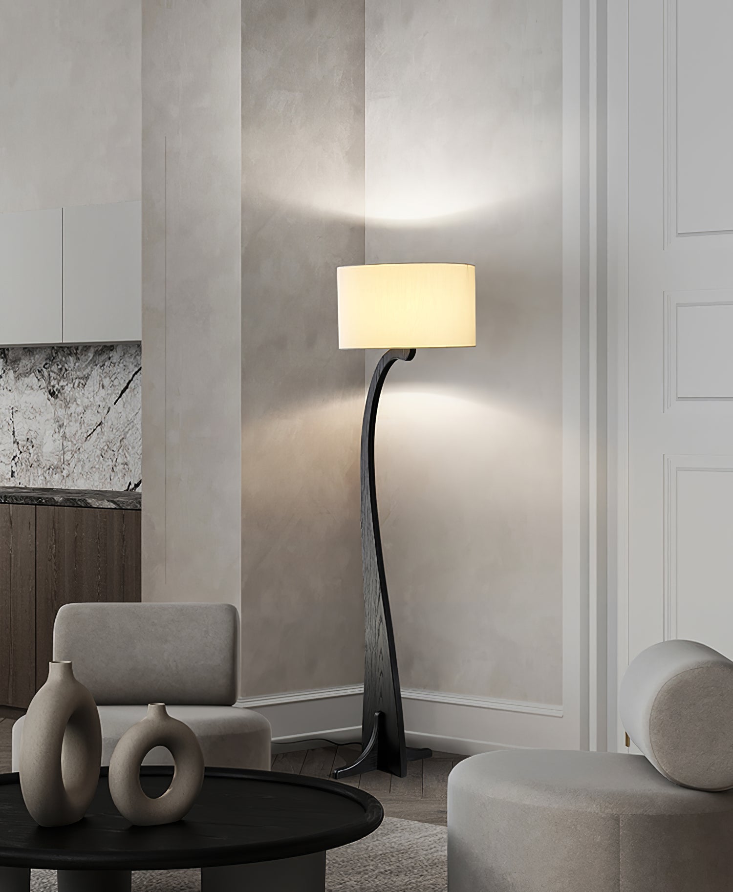Viraineria Nordic Arc Floor Lamp