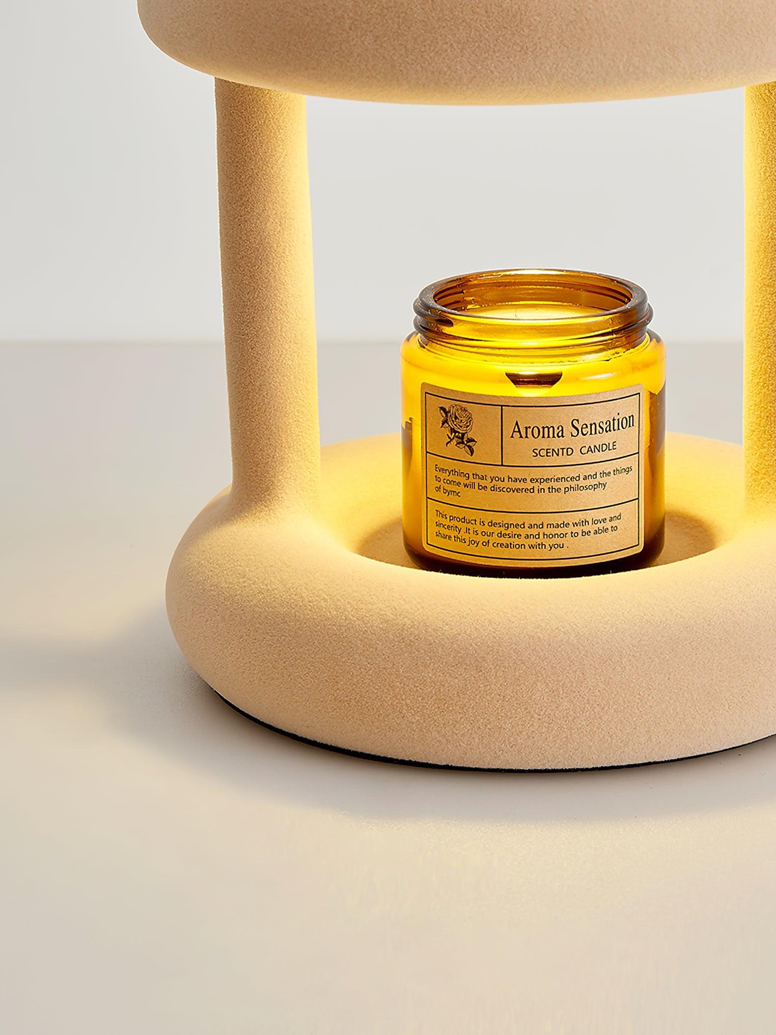 Zarinil Flocked Resin Playful Table Lamp