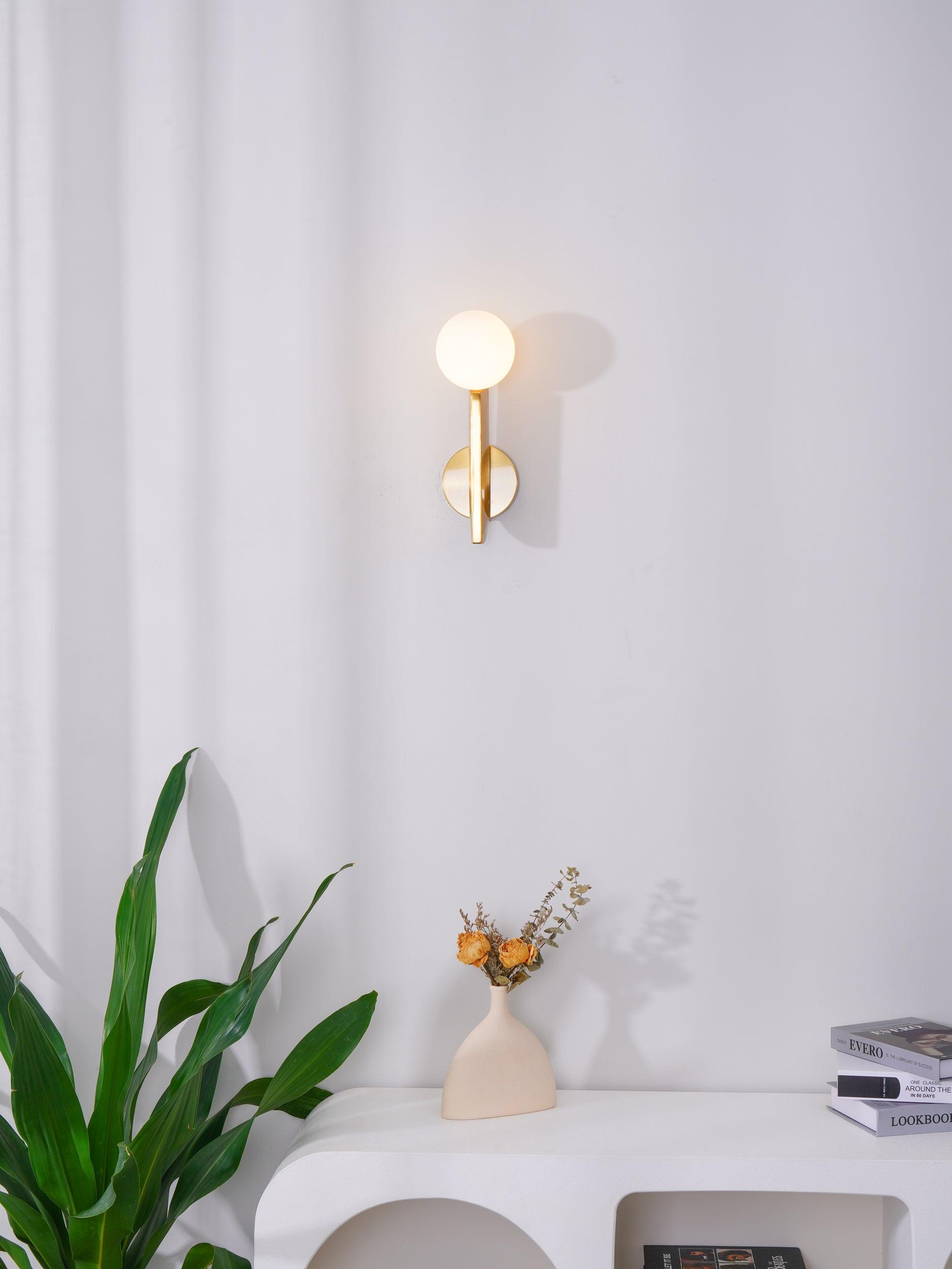 Liorarelle Wall Lamp Glass Globe Sculptural