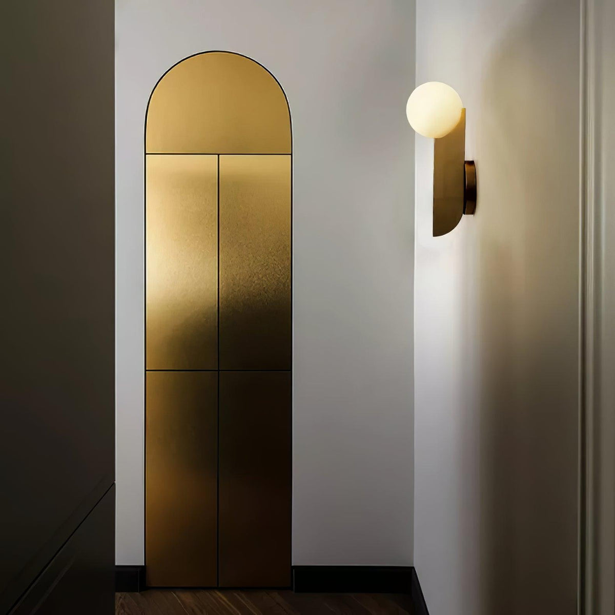 Liorarelle Wall Lamp Glass Globe Sculptural