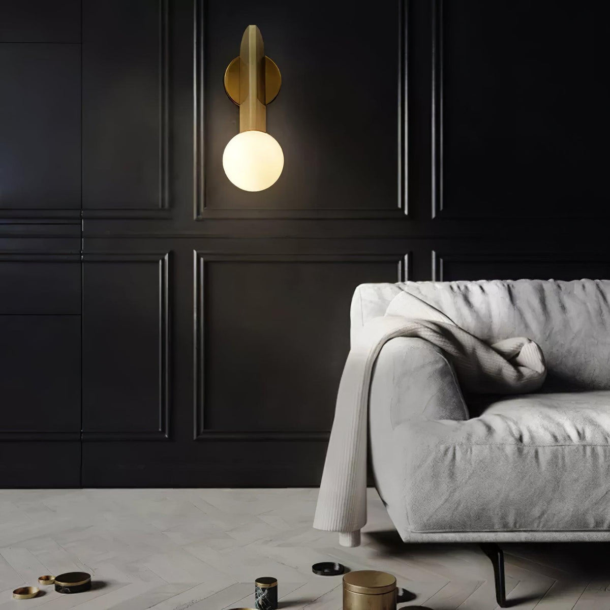 Liorarelle Wall Lamp Glass Globe Sculptural