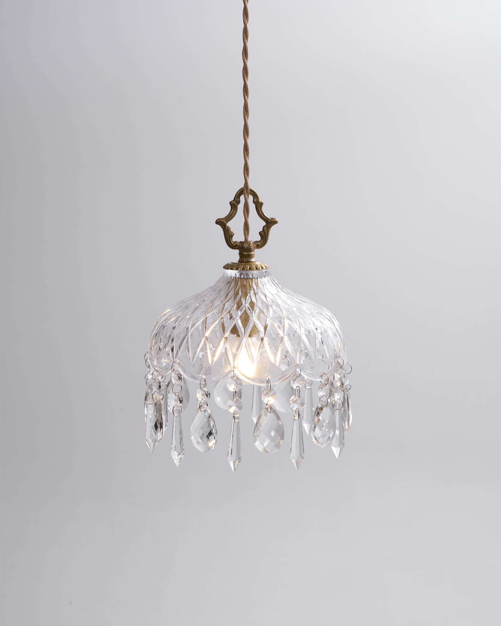 Elyran Crystal Vintage Pendant Lamp - Neutral Decor