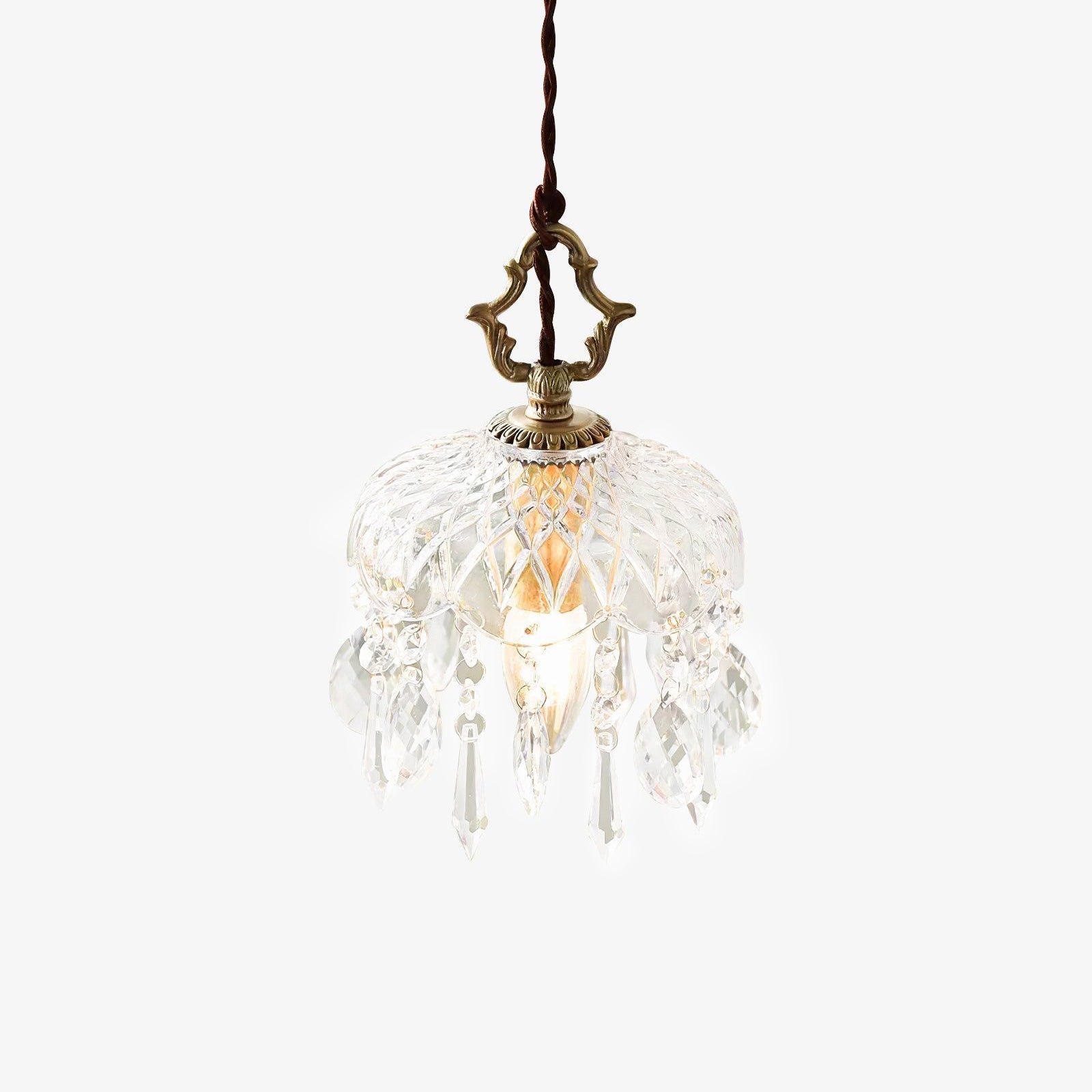 Elyran Crystal Vintage Pendant Lamp - Neutral Decor