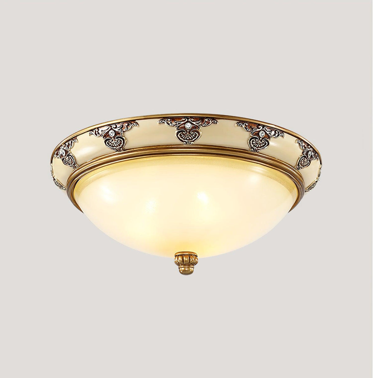 Eiriveon Ceiling Lamp Frosted Glass Antique Vintage
