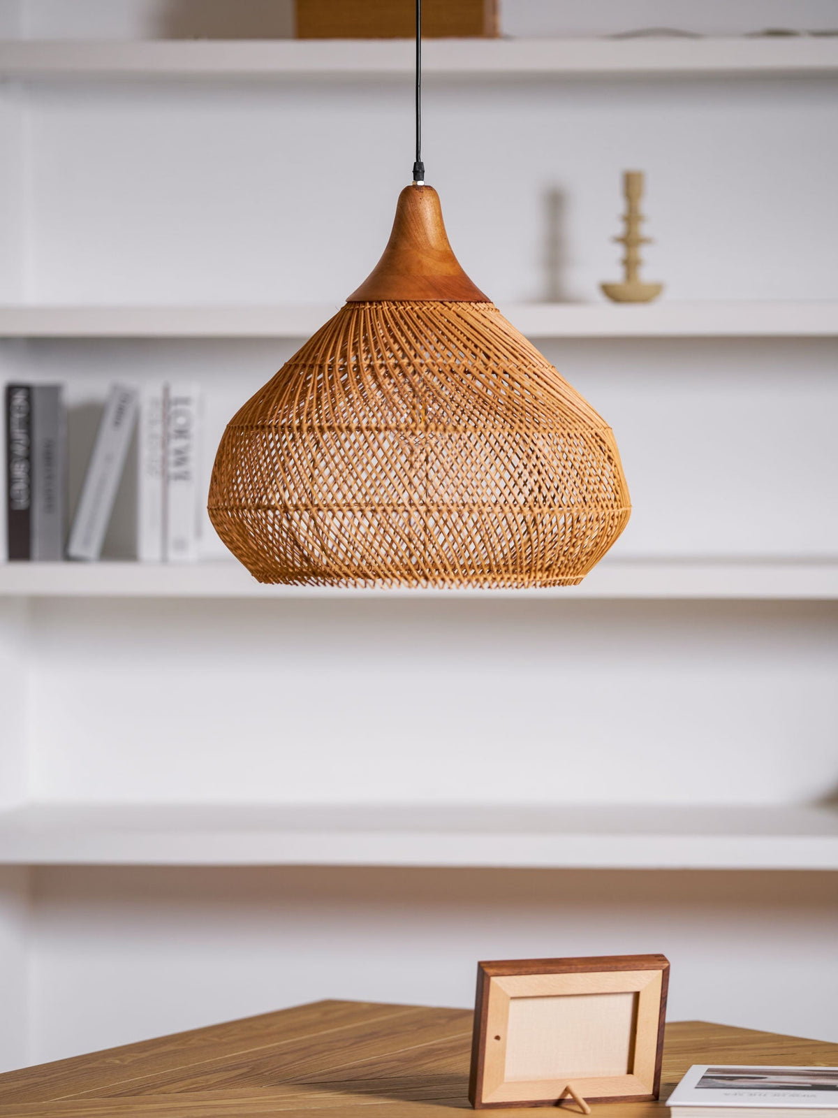 Clairstone Rattan Pendant Light