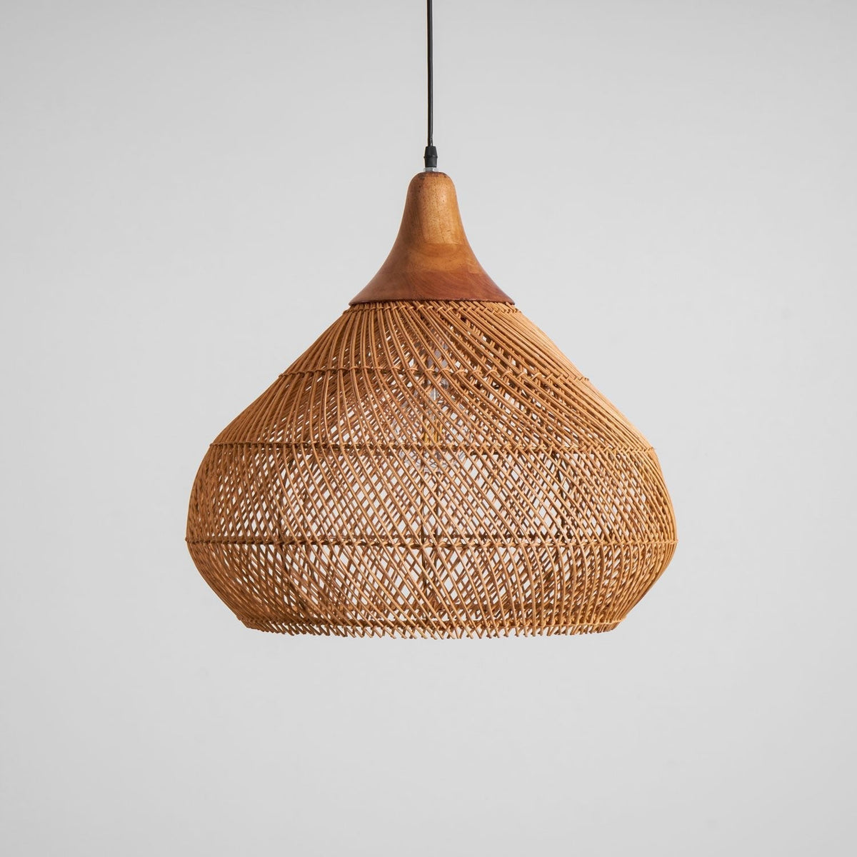 Clairstone Rattan Pendant Light