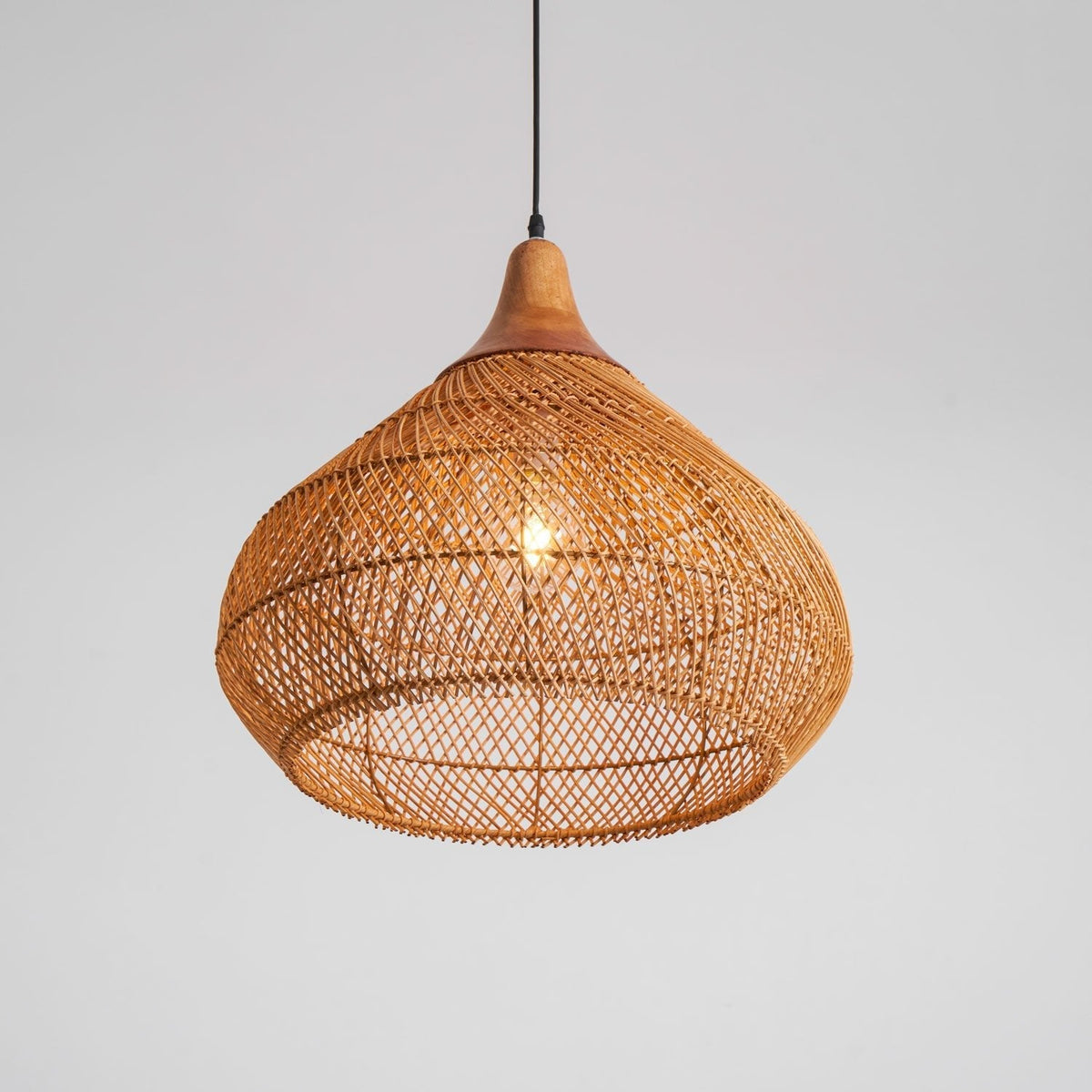 Clairstone Rattan Pendant Light