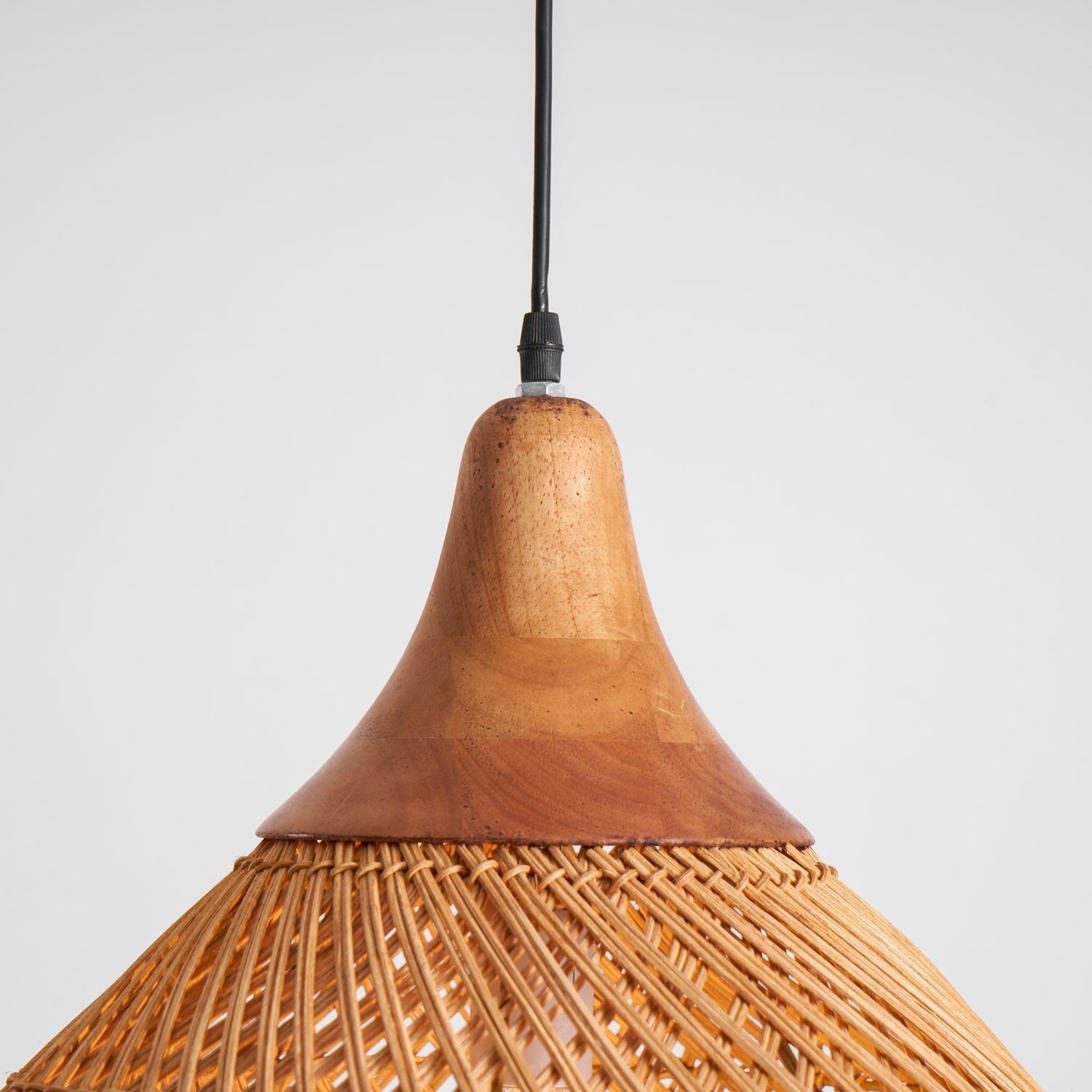 Clairstone Rattan Pendant Light
