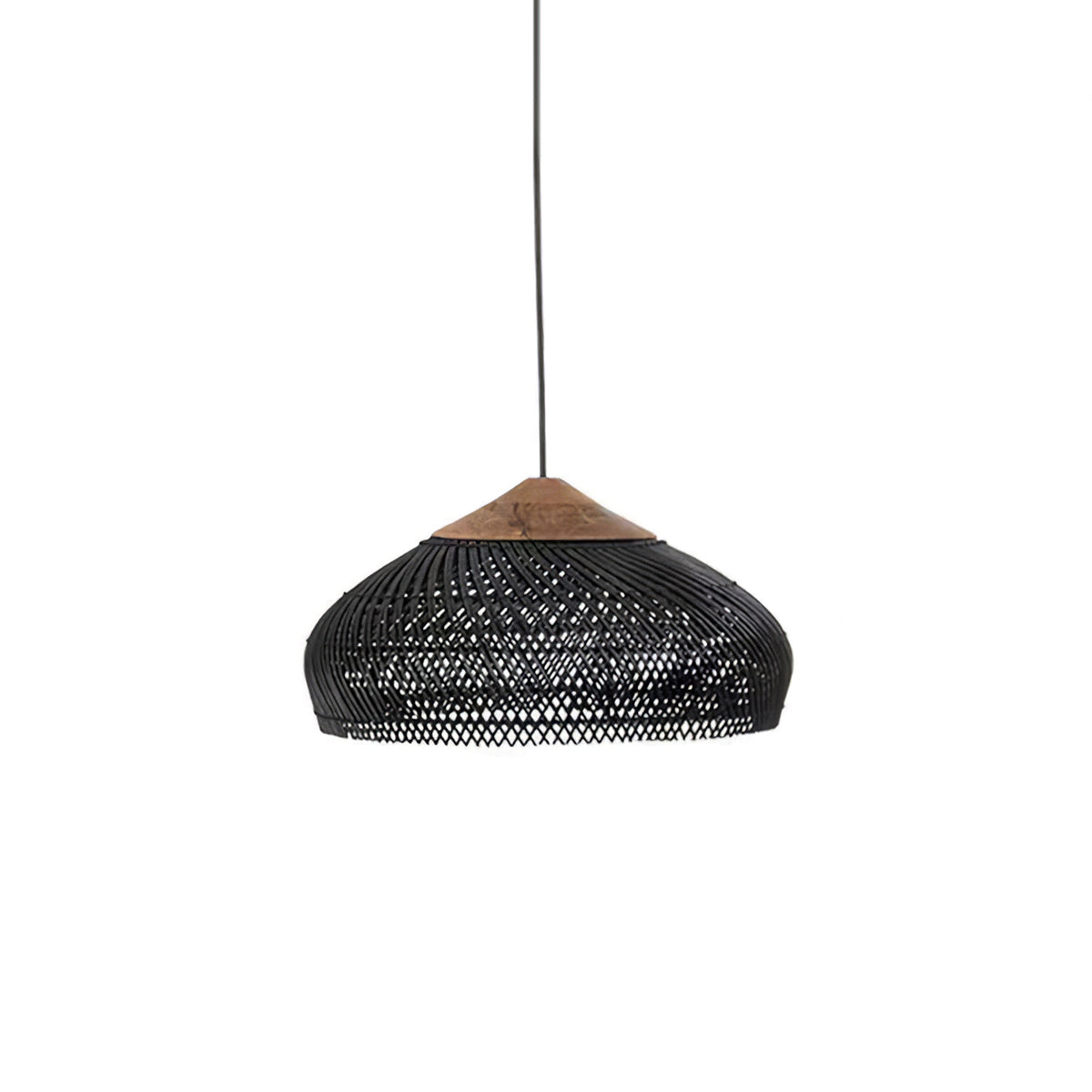 Canirora Pendant Lamp Rattan Swag Woven