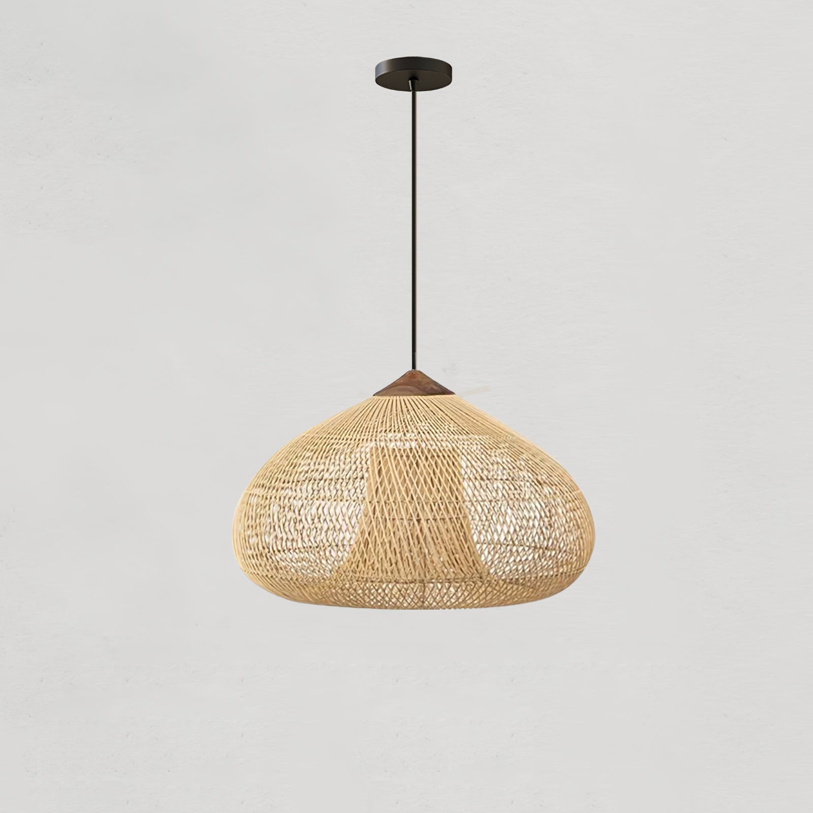 Melina Braided Rattan Pendant Light