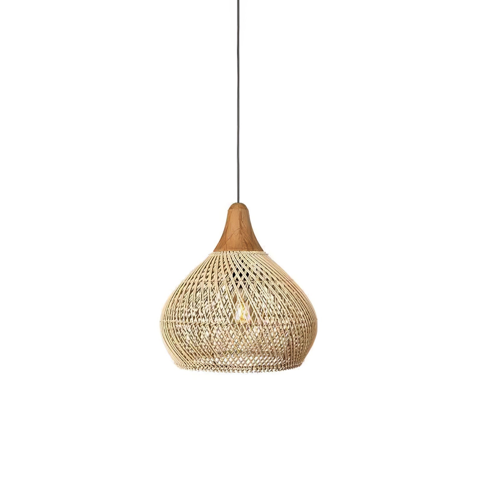 Canirora Pendant Lamp Rattan Swag Woven