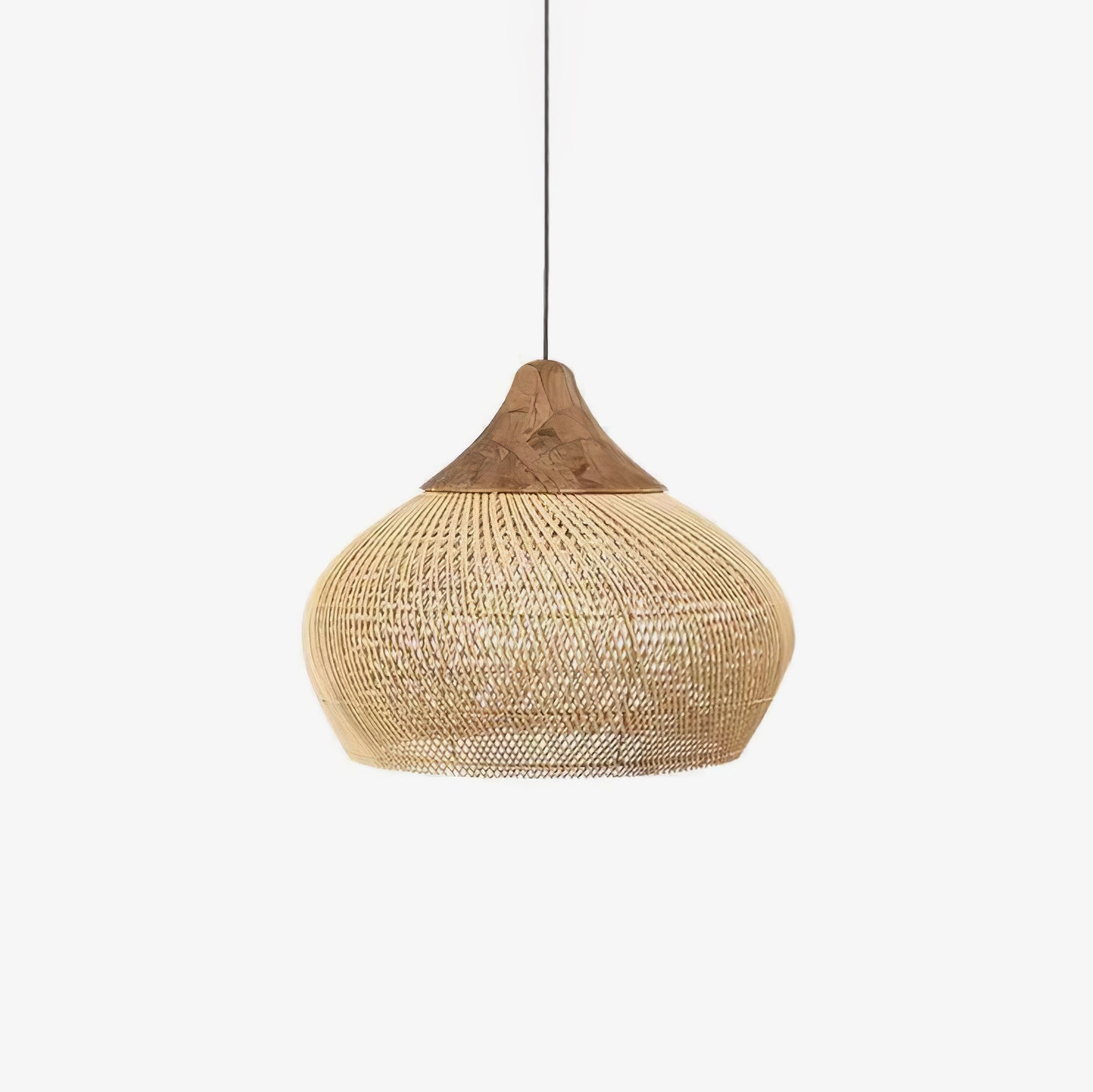 Canirora Pendant Lamp Rattan Swag Woven