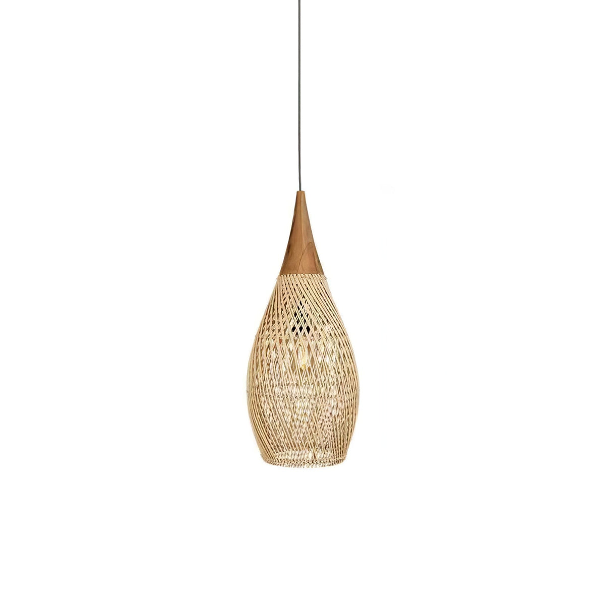 Canirora Pendant Lamp Rattan Swag Woven