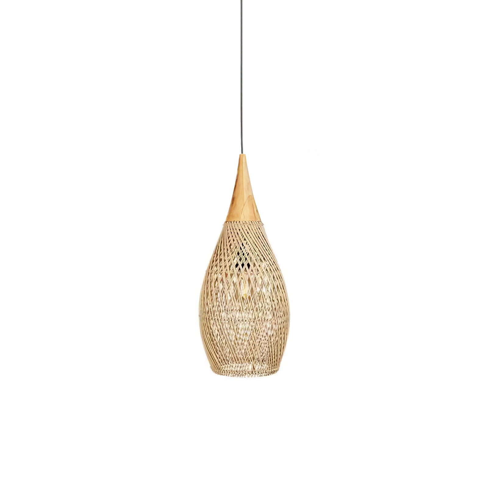 Clairstone Rattan Pendant Light