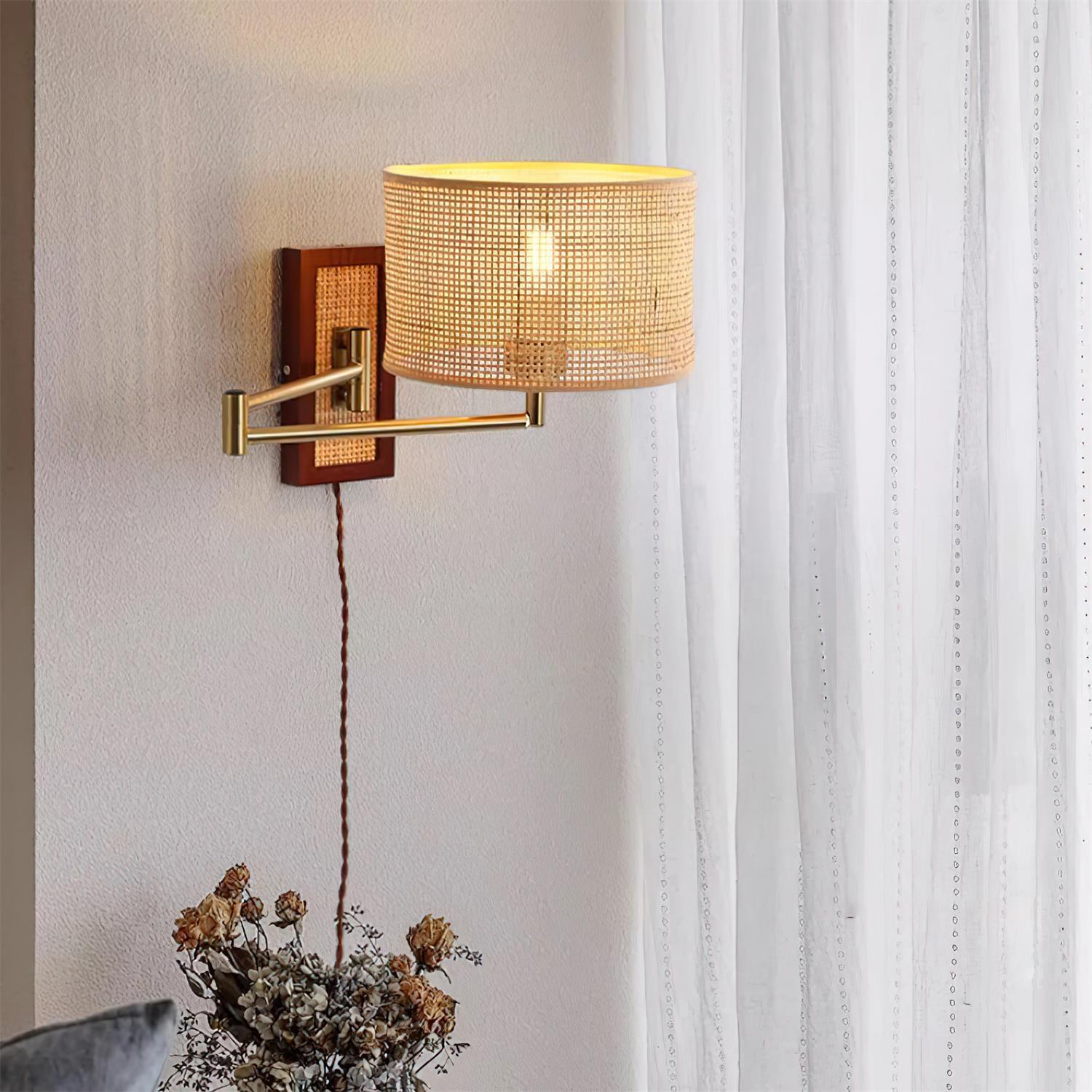 Rivaro Swing Arm Wall Lamp - Neutral Decor