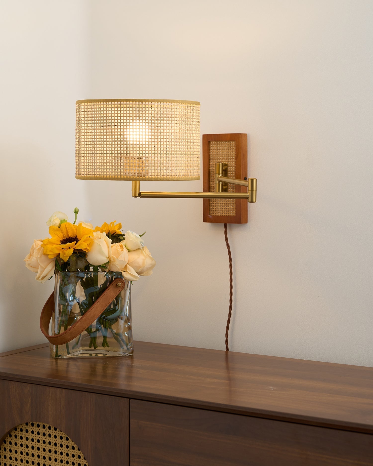 Rivaro Swing Arm Wall Lamp - Neutral Decor